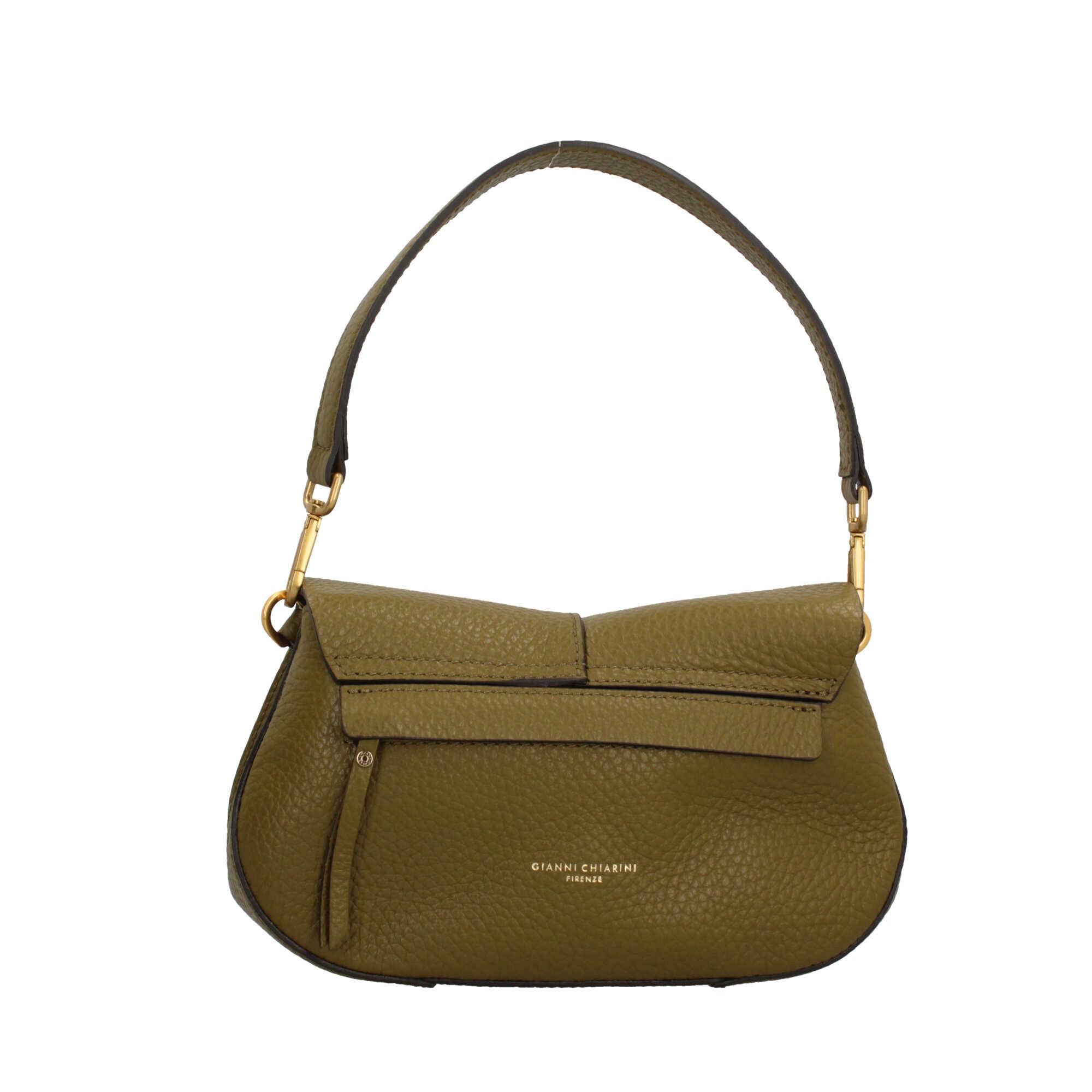 Gianni Chiarini Helena Round Borsa a Tracolla Glamour in Pelle Grana M