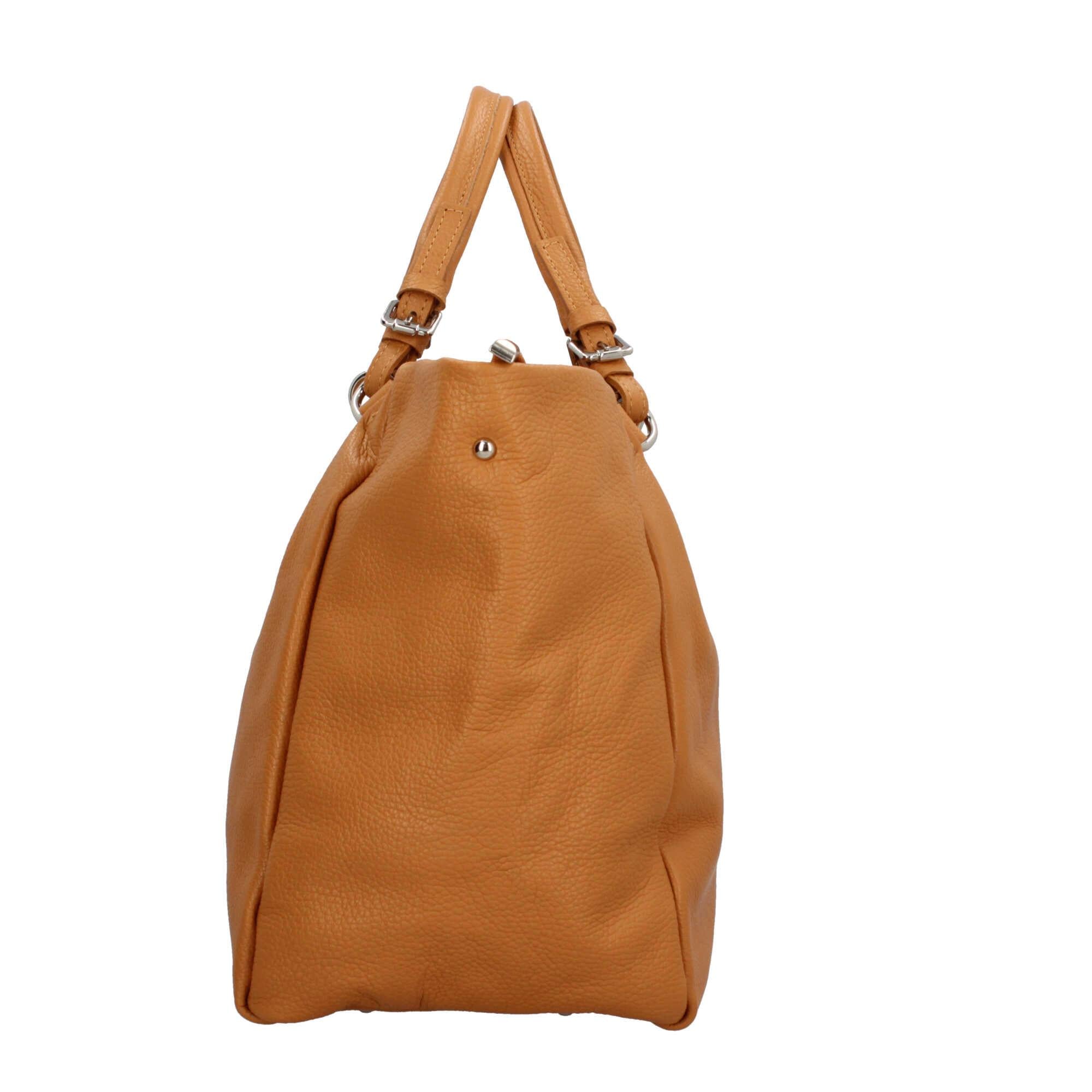 Borsa shopping in pelle Made in Italy
