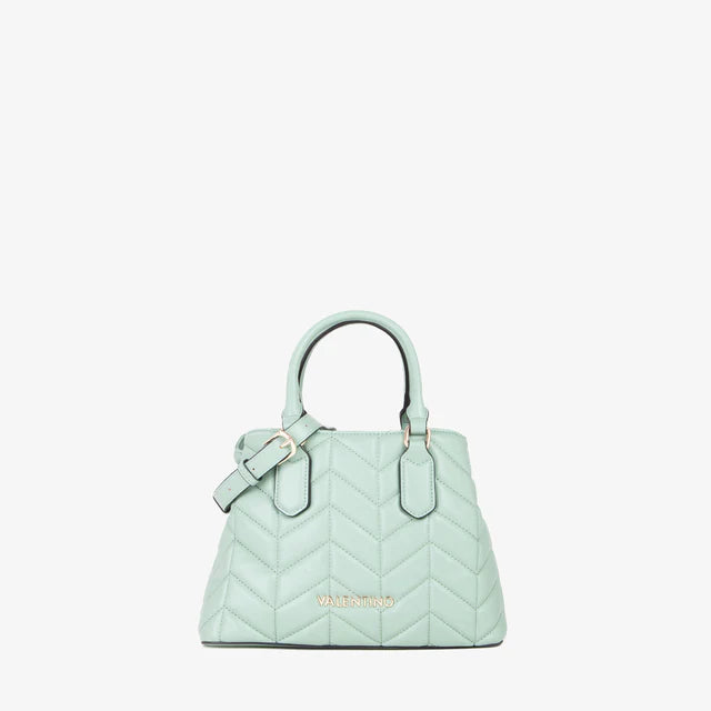 Borsa a mano Valentino trapuntata con tracolla regolabile SALVIA TU | Giò Fashion