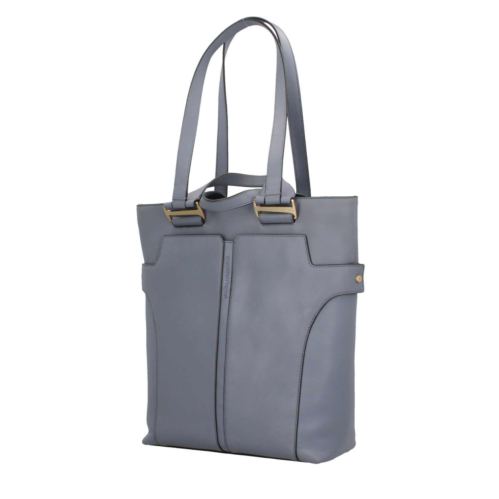 Borsa shopping in pelle Piquadro