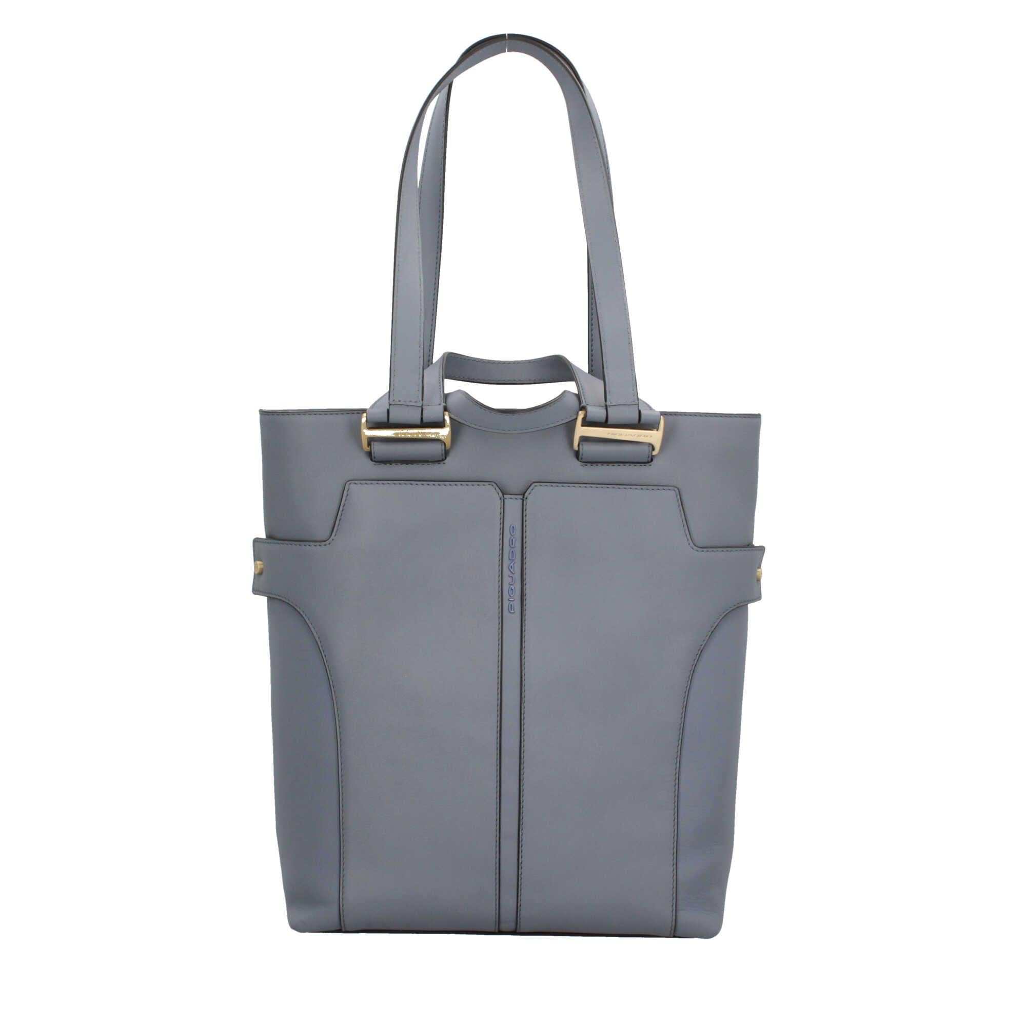 Borsa shopping in pelle Piquadro