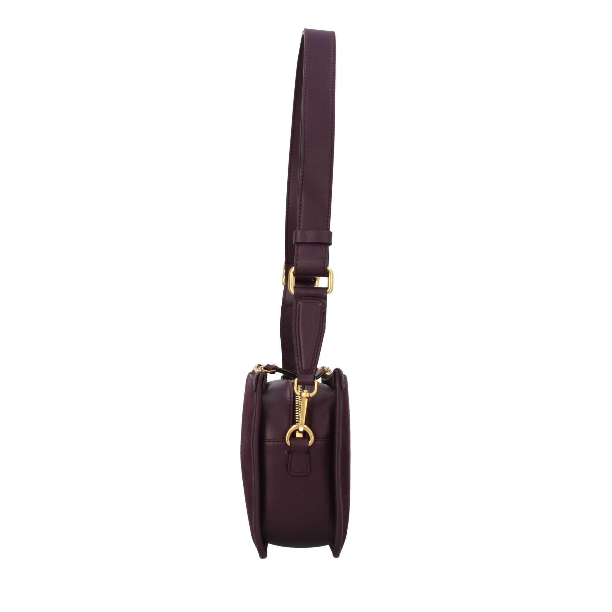 Borsa a tracolla in camoscio
