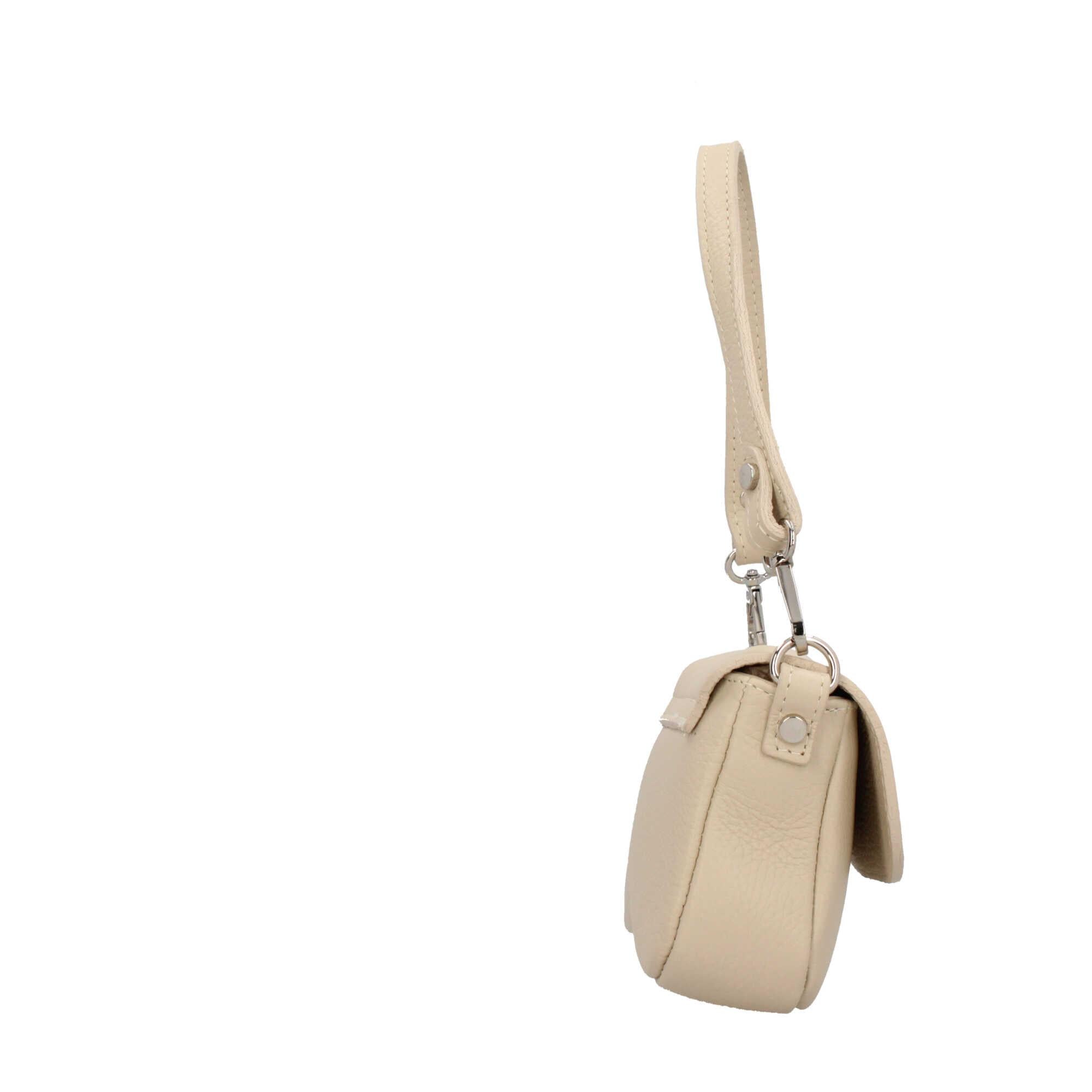 Borsa a spalla in vera pelle Made in Italy