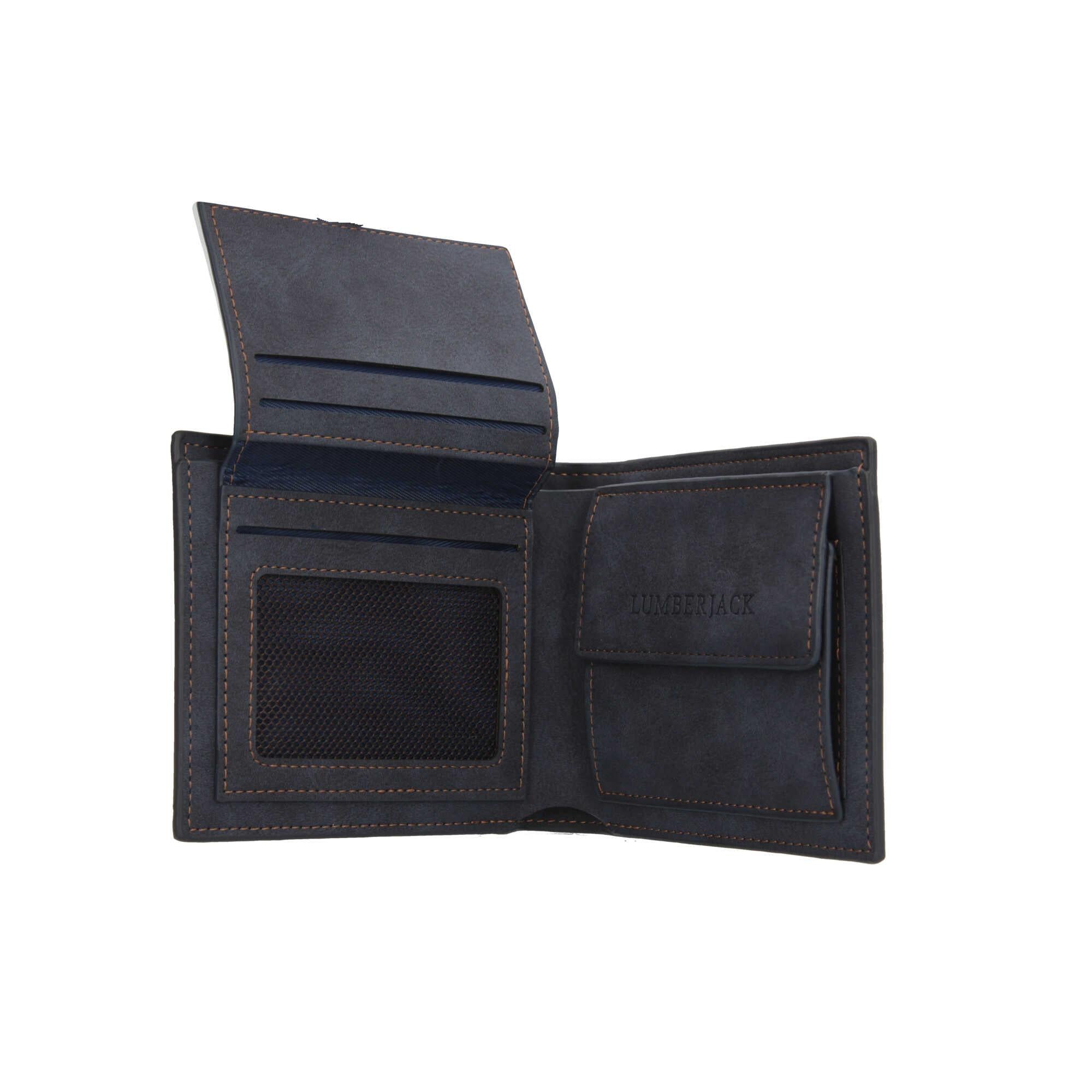 Portafoglio Con Porta Documenti Lumberjack