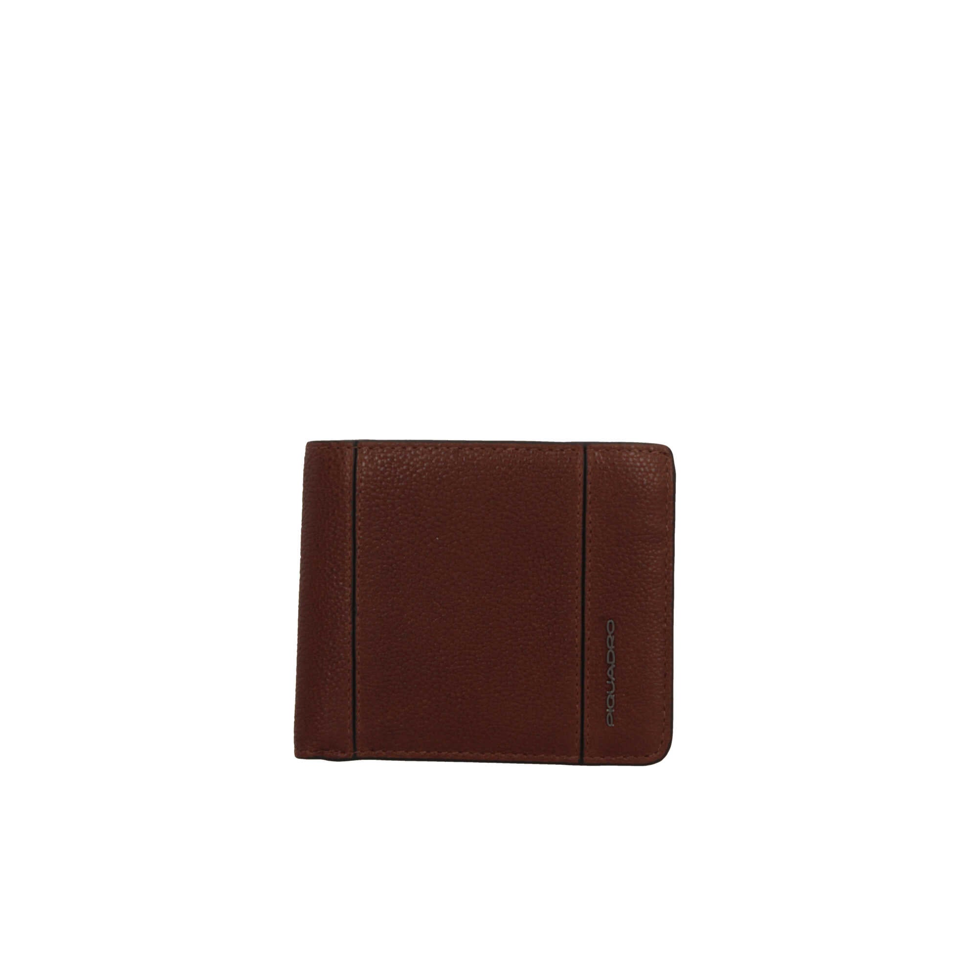 Portafoglio compatto con carte di credito in pelle Piquadro