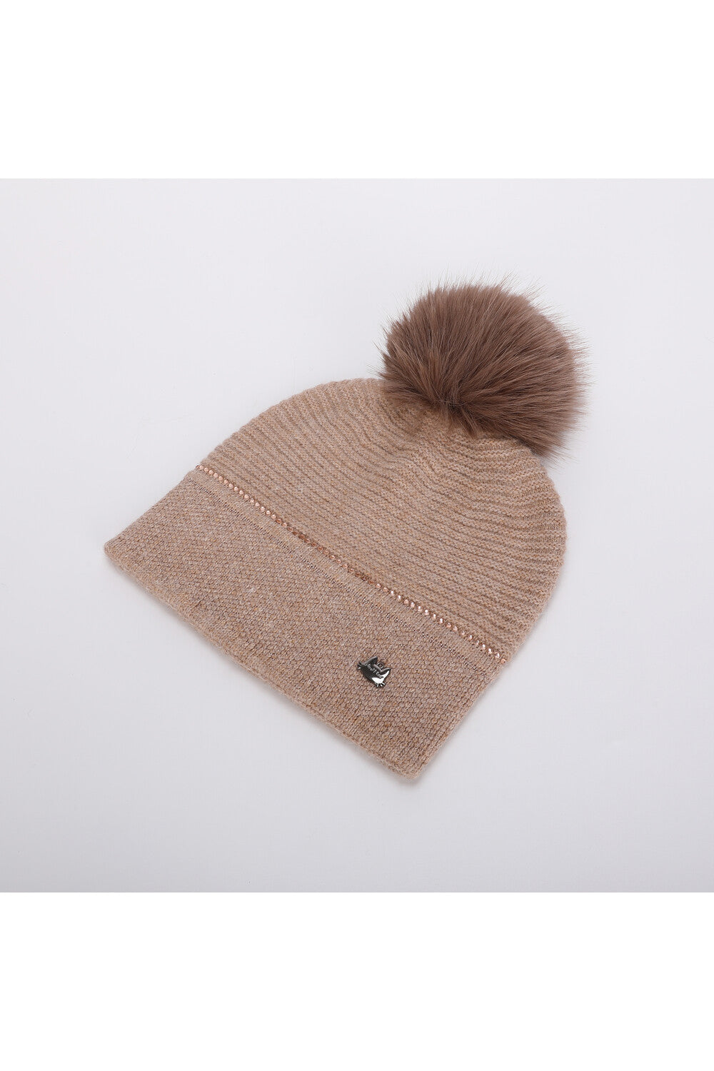Cappello donna Mimi Mua con pon pon elegante Rosa TU | Giò Fashion