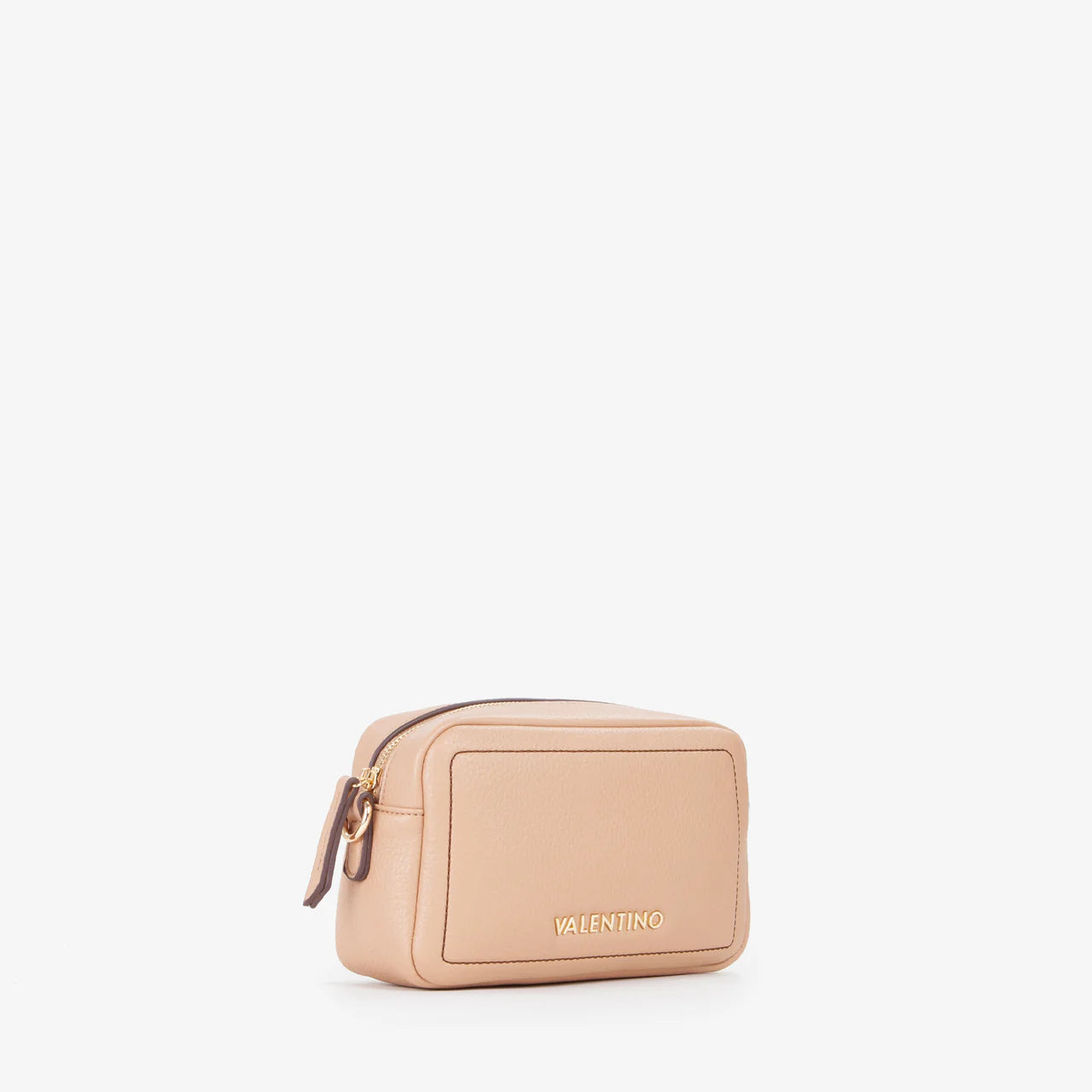 Borsa a spalla Mario Valentino Samantha con logo frontale e tracolla regolabile Beige TU | Giò Fashion