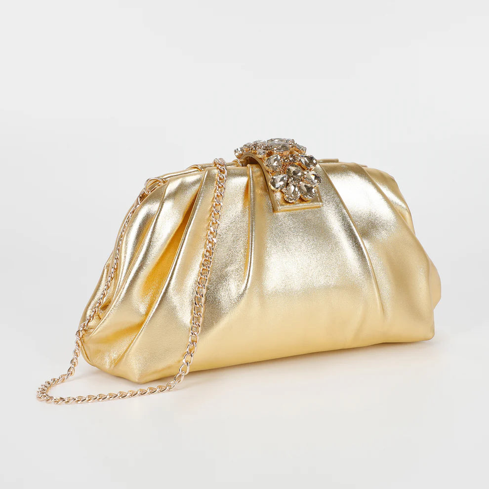 Borsa da sera donna Mimi Mua con dettaglio gioiello