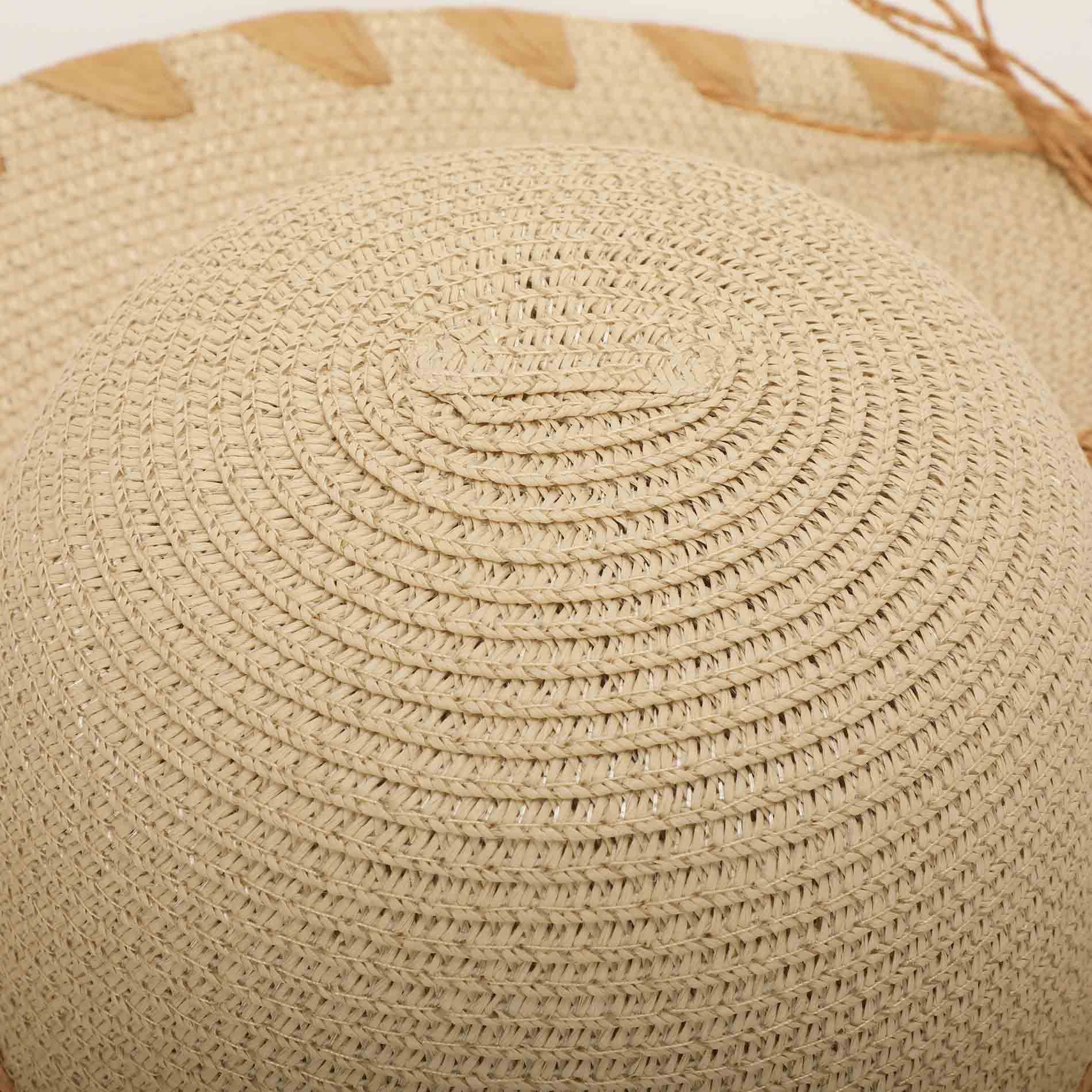 Cappello Mimi Mua a tesa larga con dettagli intrecciati