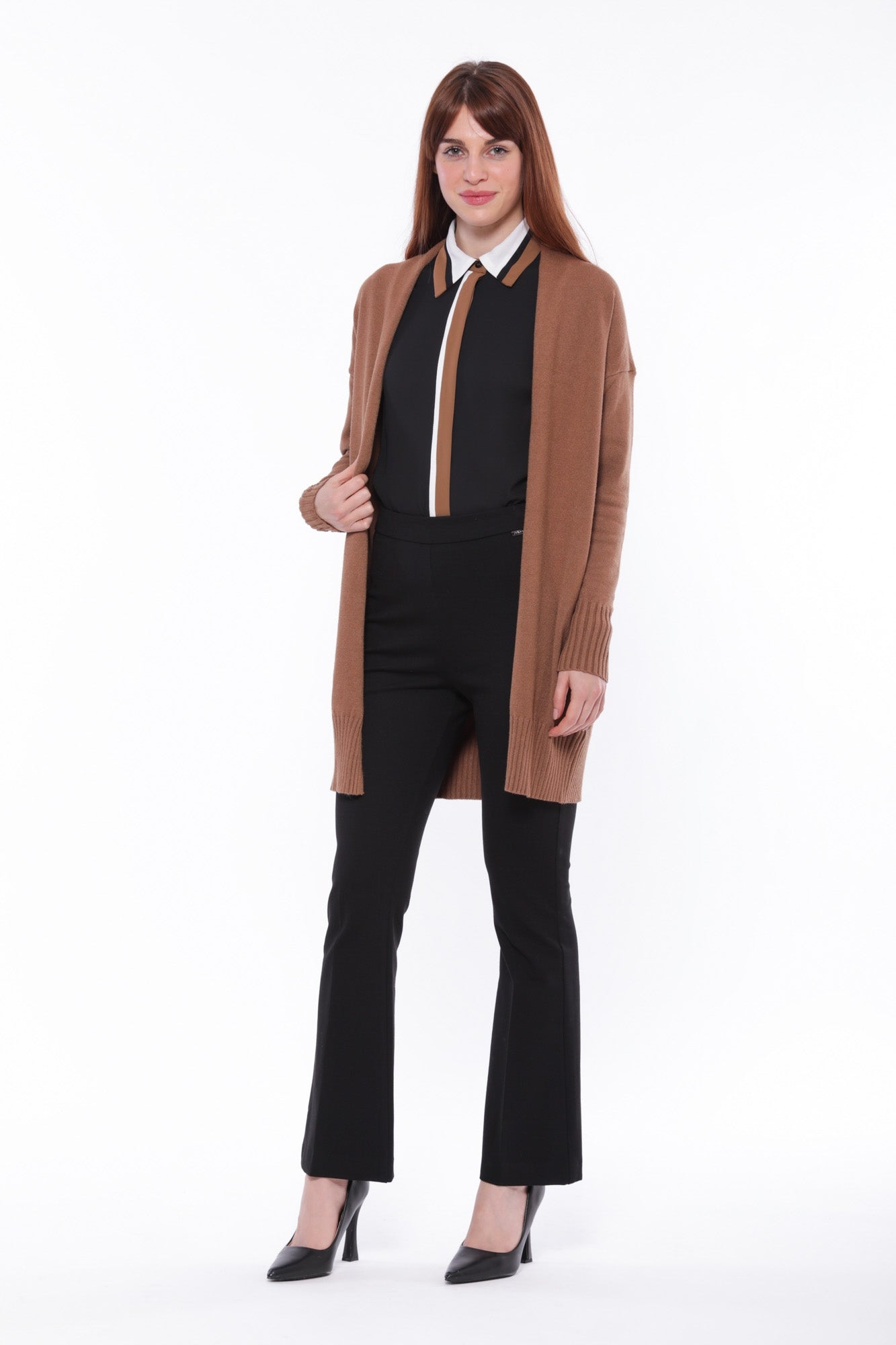 Cardigan lungo Mimi Mua dal design minimal