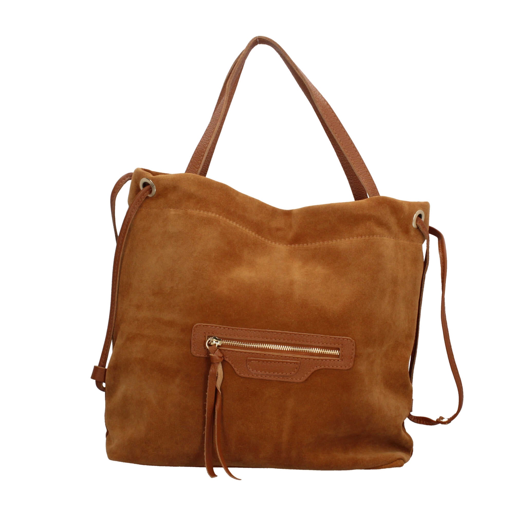 Borsa shopping in vellluto Made in italy