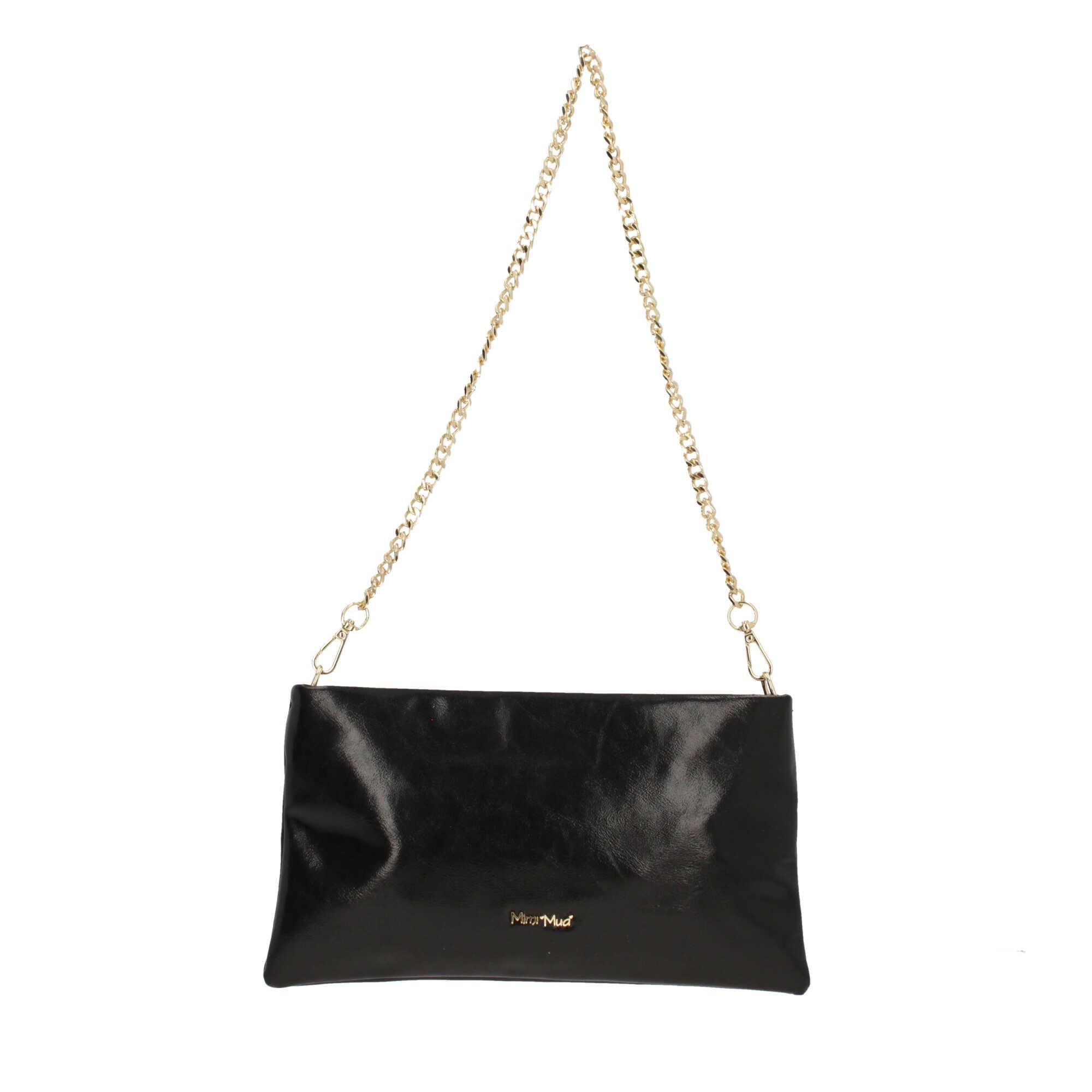 Borsa a tracolla effetto laminato Mimi-Mua