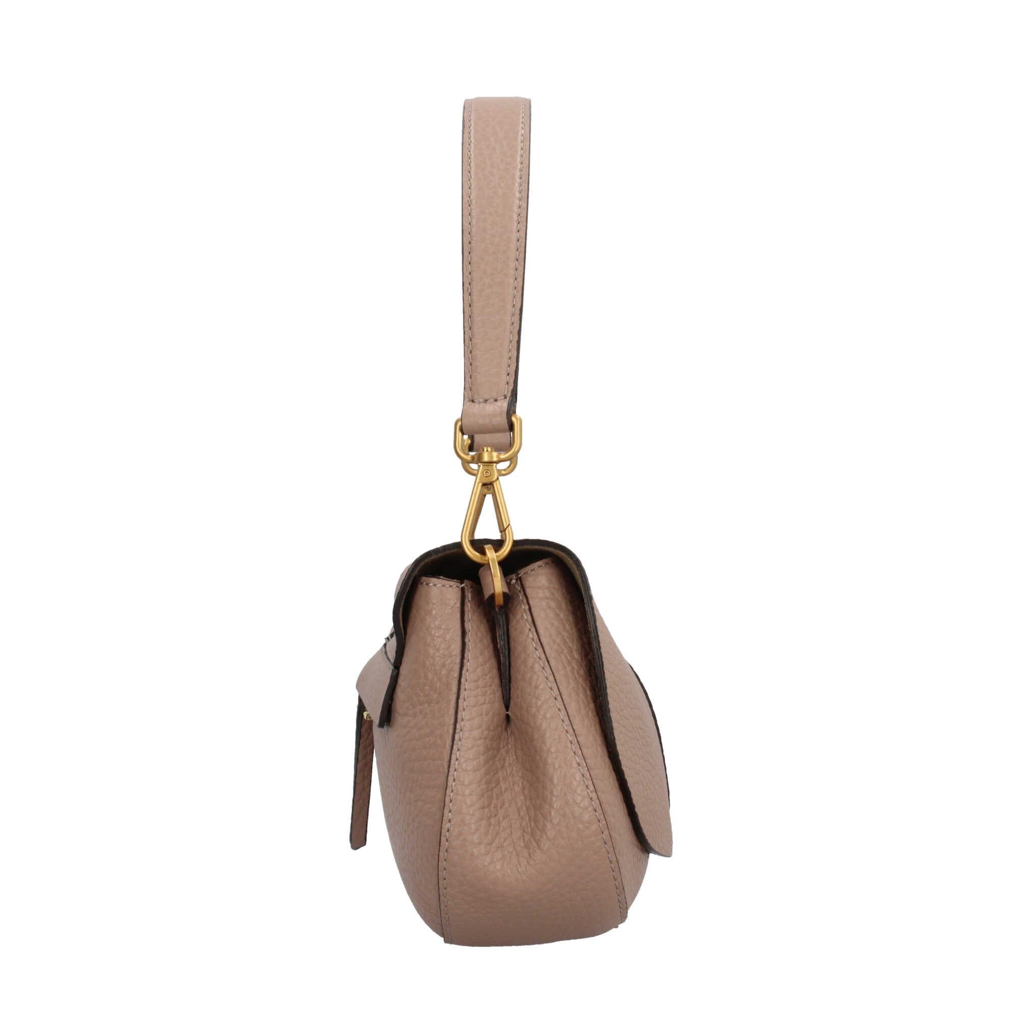 Gianni Chiarini Helena Round Borsa a Tracolla Glamour in Pelle Grana M