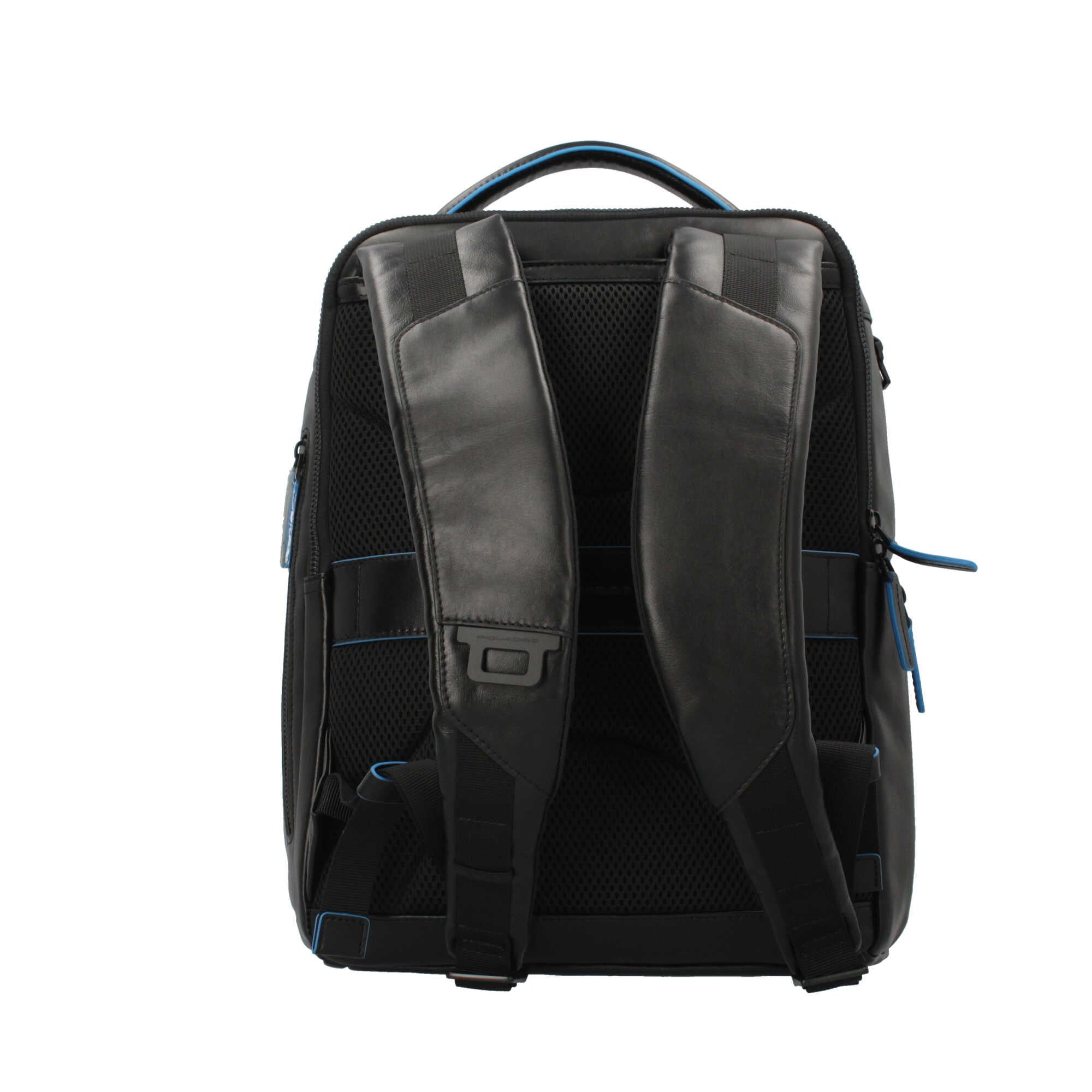 Zaino portacomputer in vera pelle Blue Square