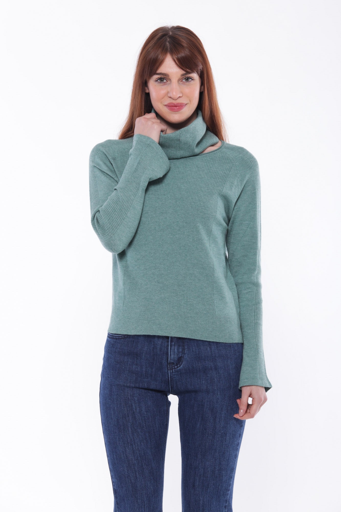 Maglia a collo alto Mimi Mua dal design minimal