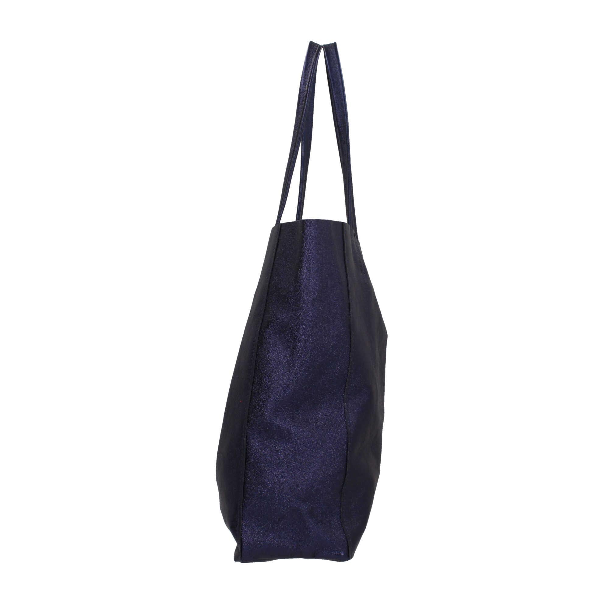 Borse shopping a spalla in vera pelle Made In Italy
