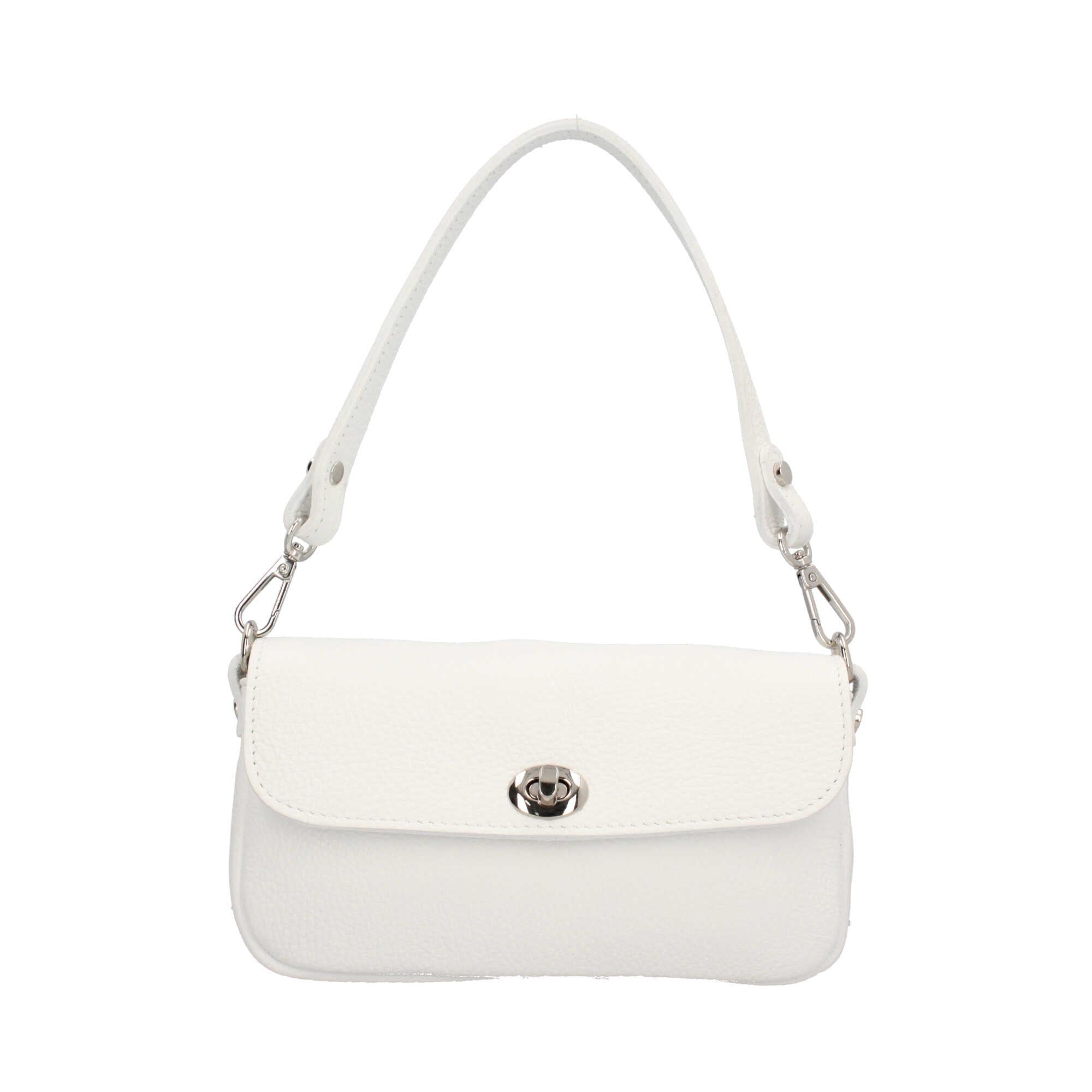 Borsa a spalla in vera pelle Made in Italy
