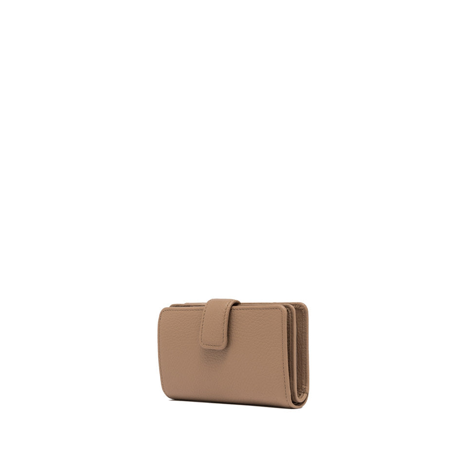 Portafoglio Zip-Around Gianni Chiarini Wallets Dollaro in pelle metallizzata