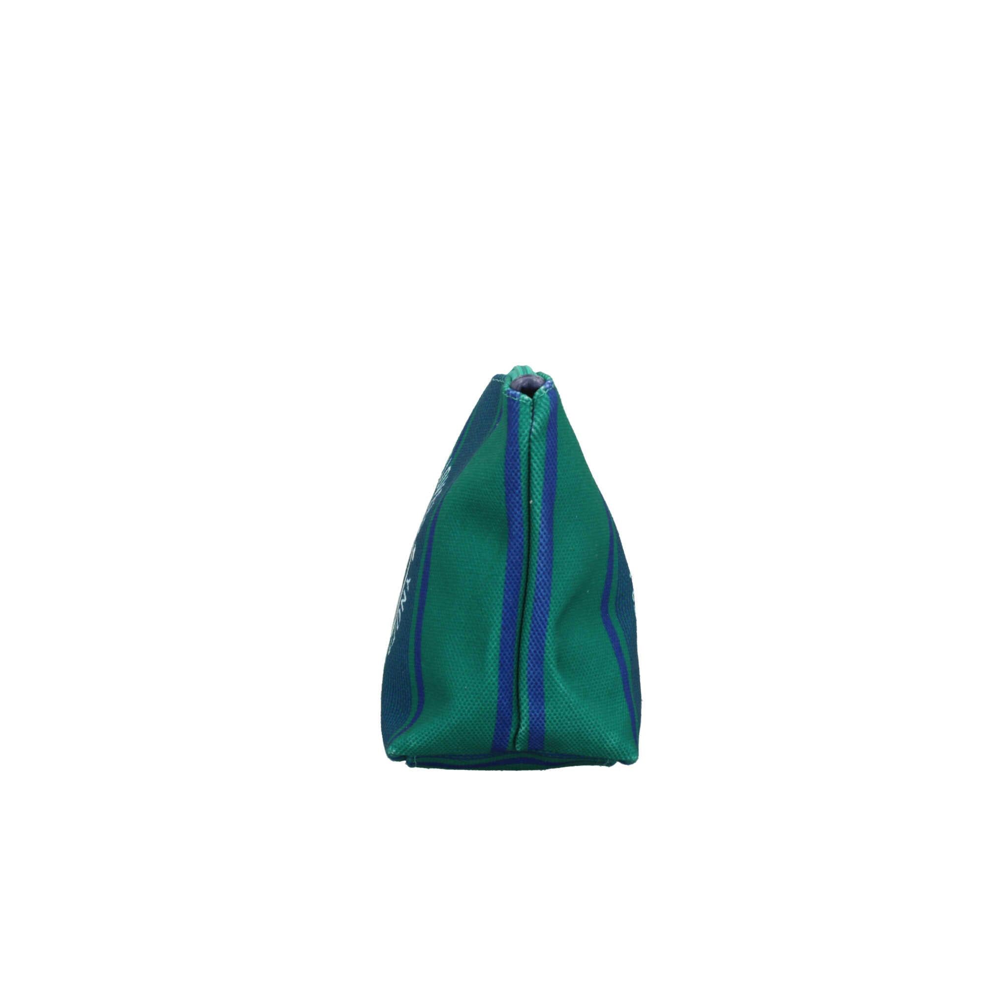 Y Not Pochette a Strisce con Dettaglio Logo