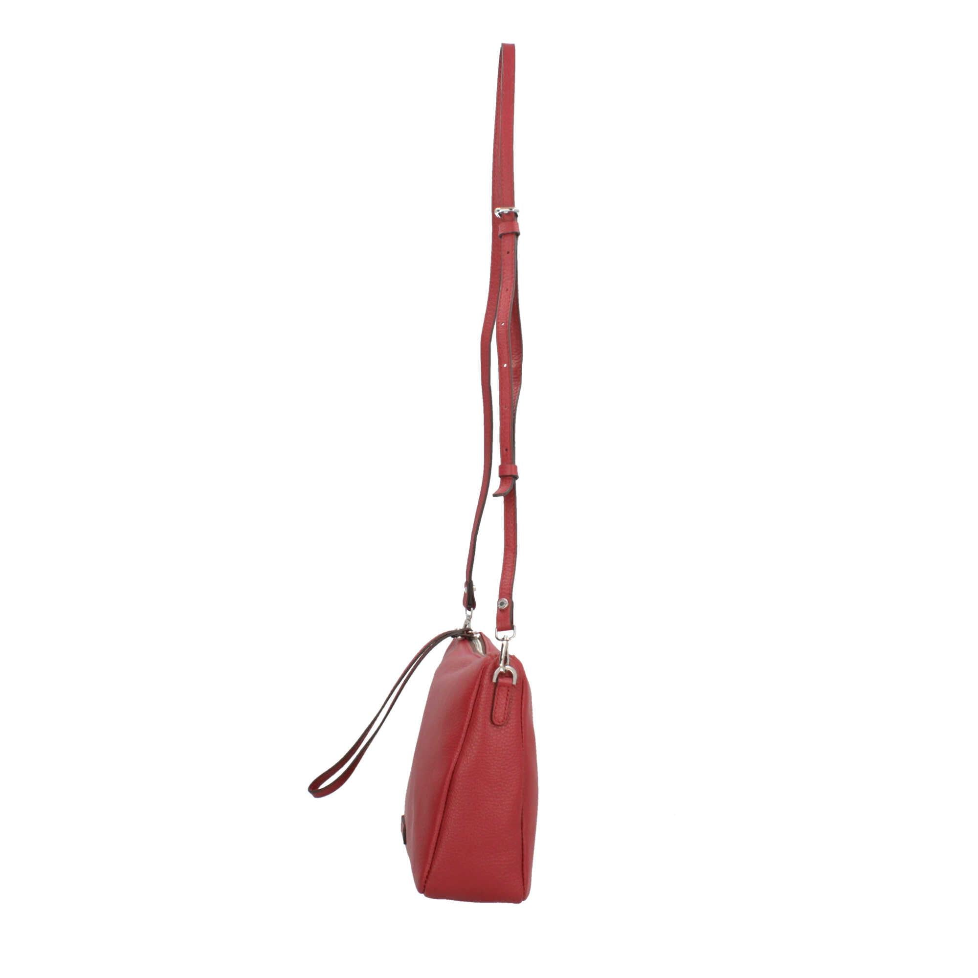 Gianni Chiarini Essential - Borsa a Tracolla Minimalista in Pelle Grana