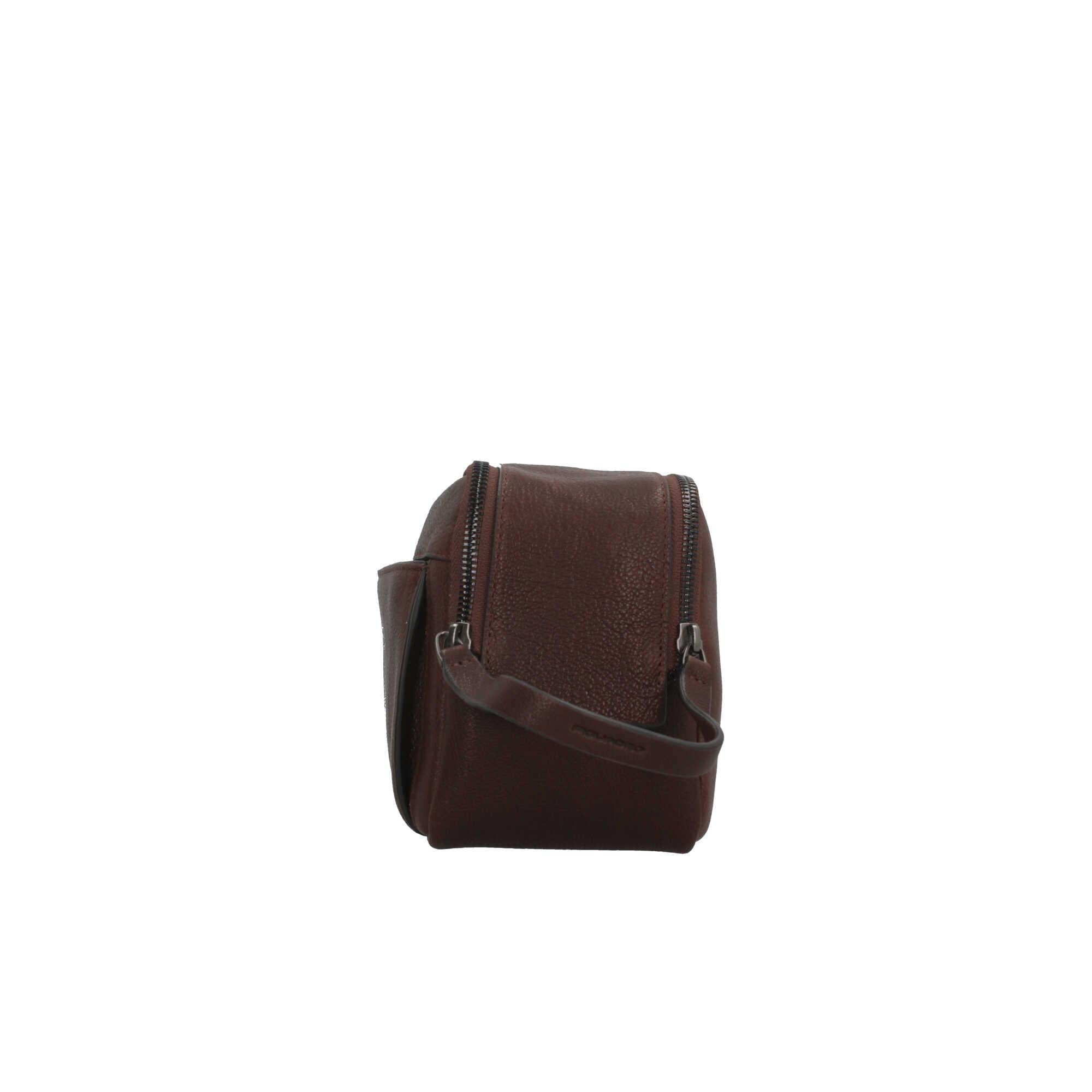 Piquadro Pochette in Pelle con Manico Cucito