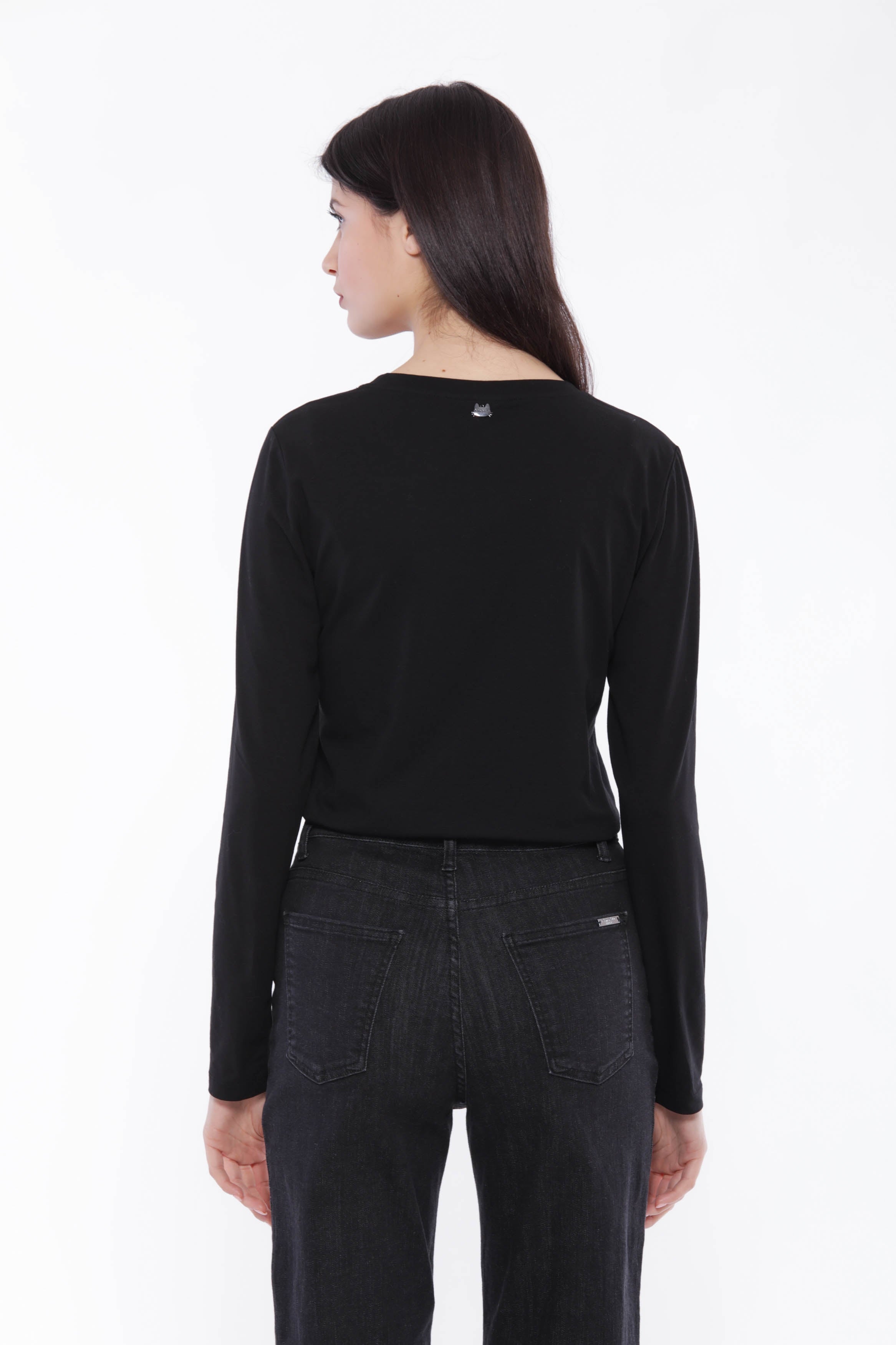 Maglia a maniche lunghe Mimi Mua con stampa "Love"
