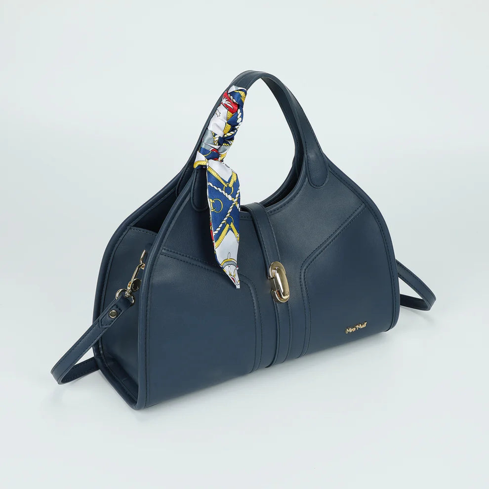 Borsa a mano donna Mimi Mua con foulard decorativo