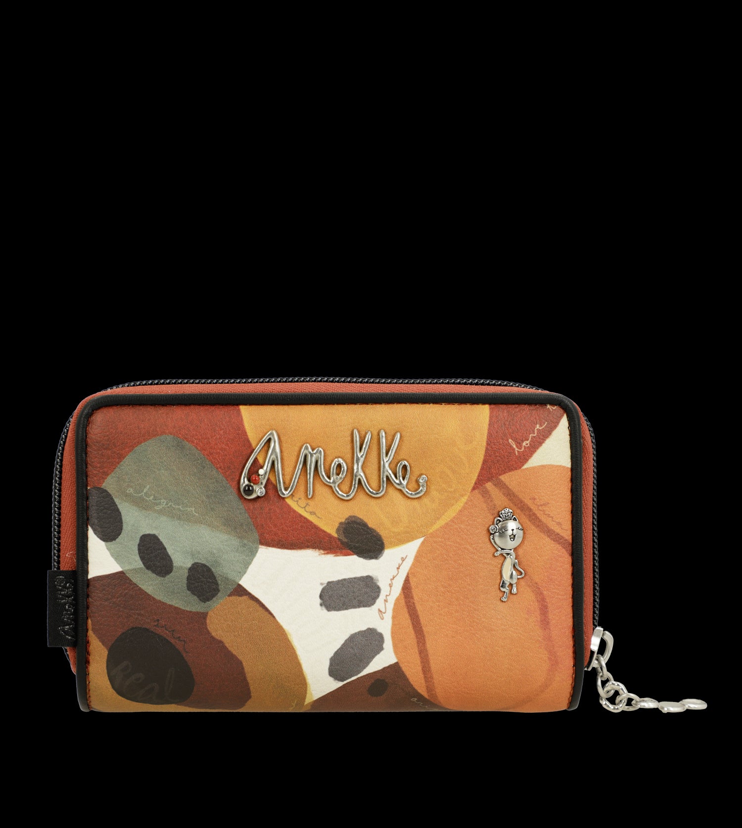 Portafoglio Anekke con zip e design originale
