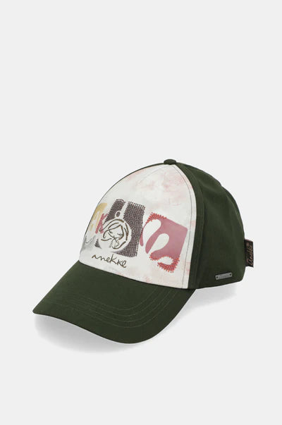 Cappellino Anekke con visiera curva e chiusura regolabile VERDE TU | Giò Fashion