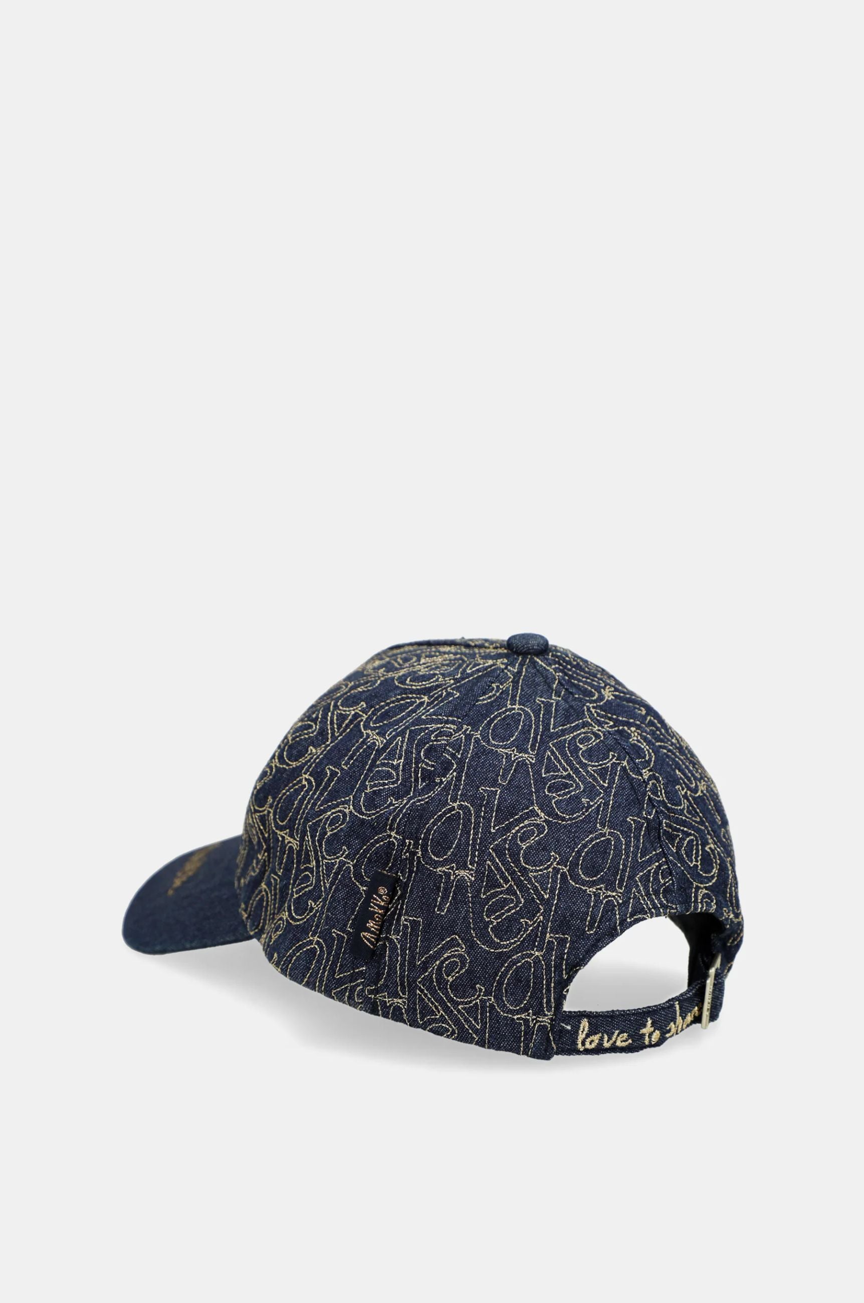 Cappellino Anekke donna in denim con logo ricamato Blu TU | Giò Fashion