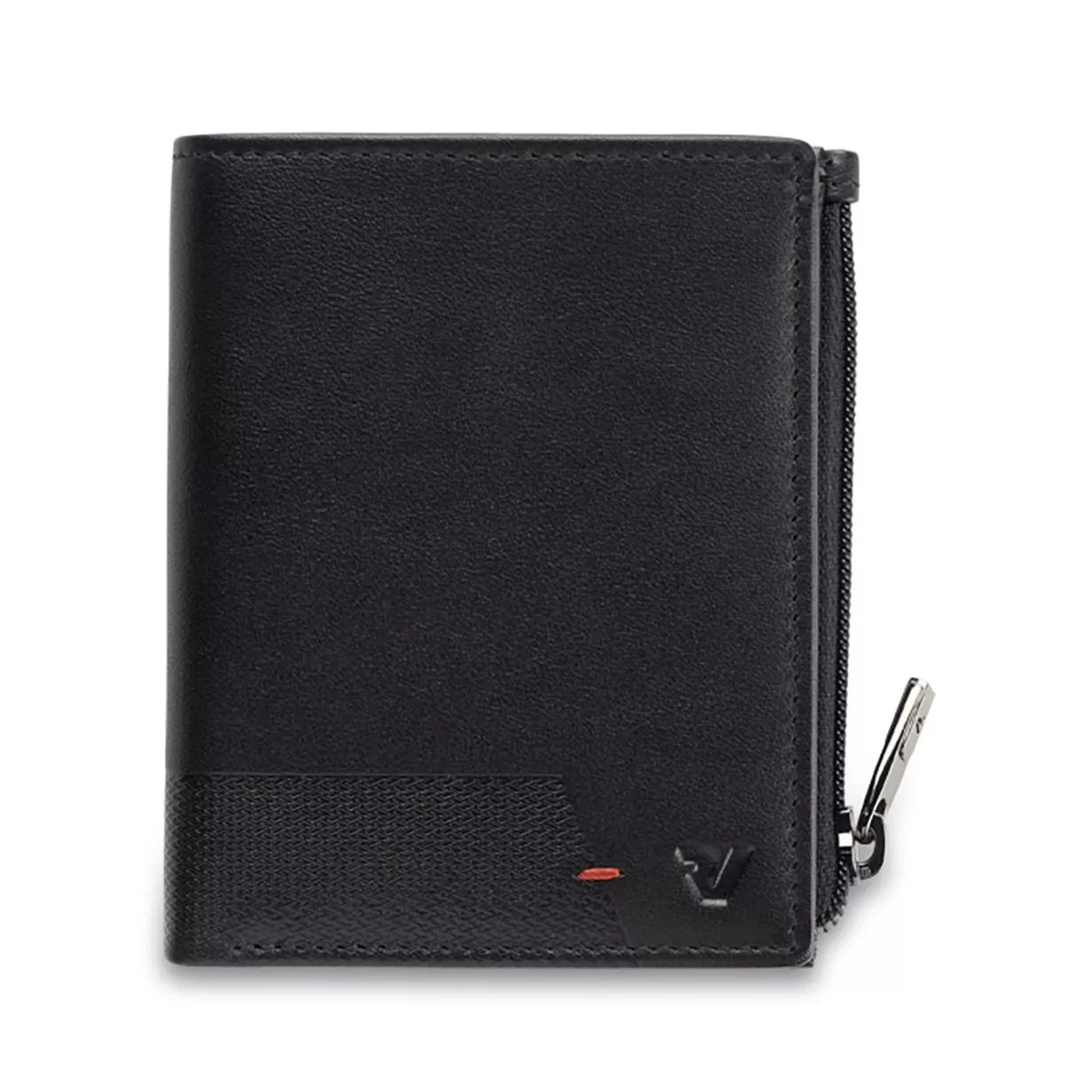 Roncato portafoglio uomo in pelle con zip e protezione RFID
