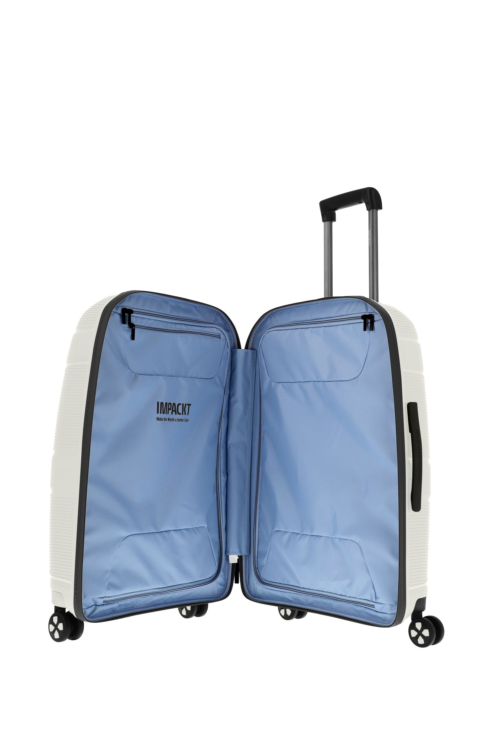 Valigia rigida Travelite Impackt M con chiusura TSA, ruote Click & Roll e capacità 73L