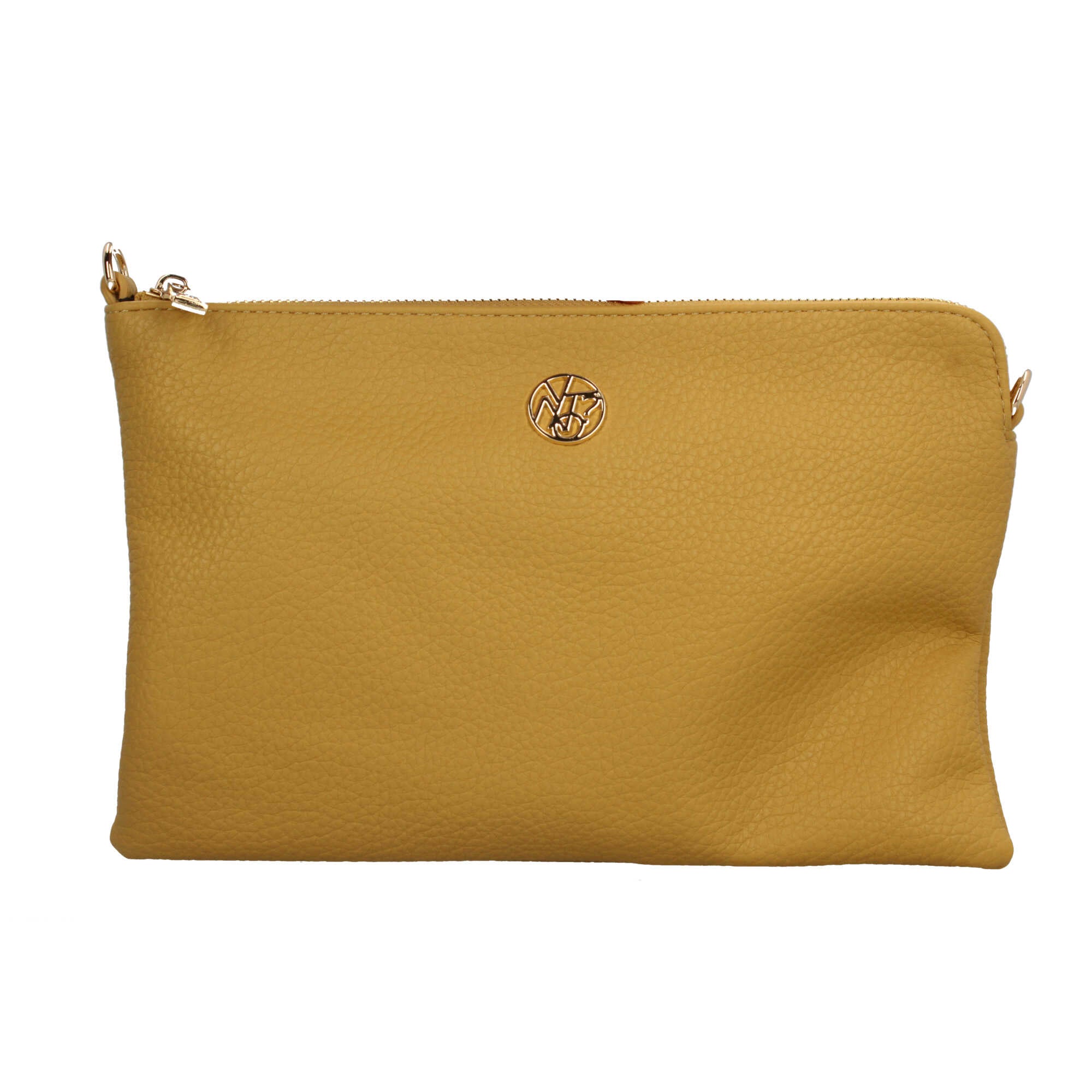 Pochette con chiusura zip e tracolla regolabile
