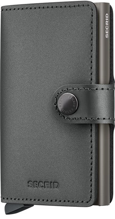 Portafoglio Secrid Miniwallet MMS Steel compatto con protezione RFID Argento TU | Giò Fashion