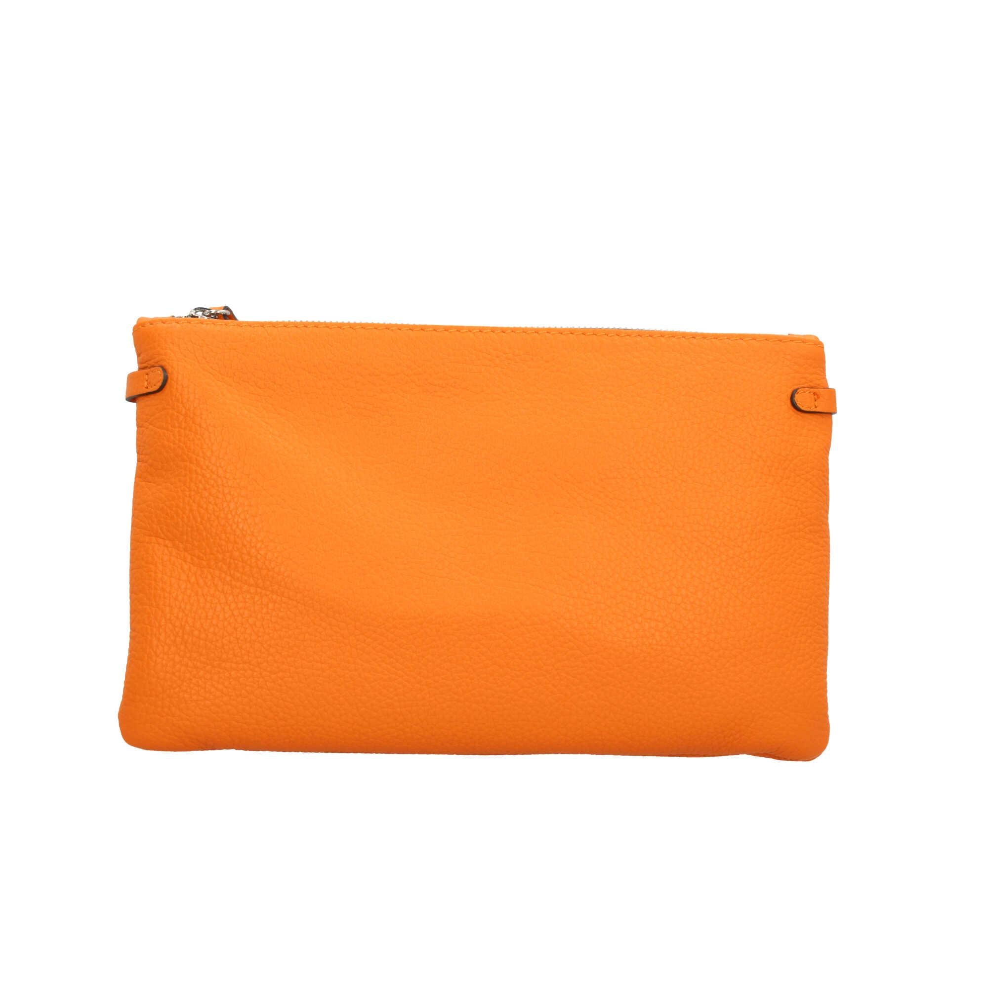 Pochette in pelle con chiusura zip con polsino Gianni Chiarini