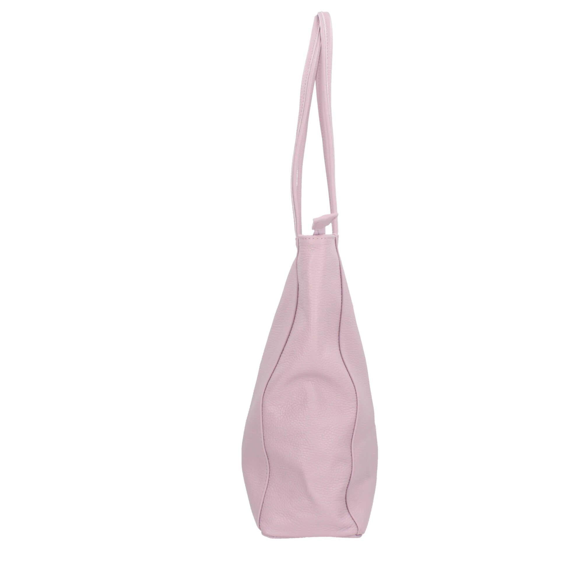 Borsa shopping con chiusura zip Made in italy