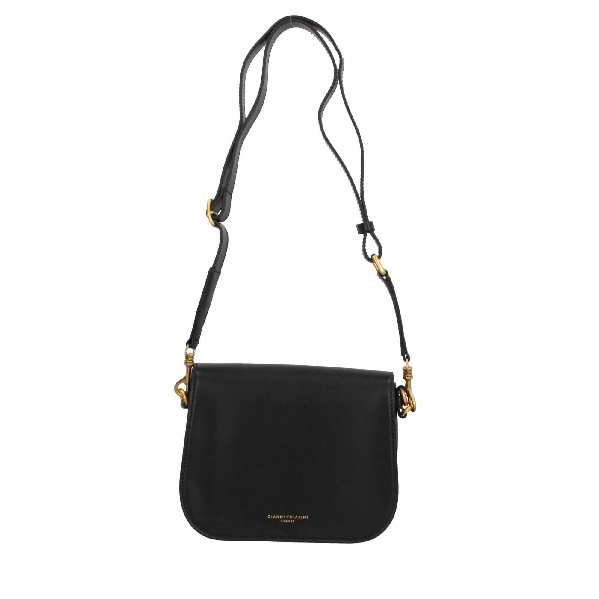 Gianni Chiarini Meg Borsa a Tracolla in Pelle Scamosciata con Charm in Metallo