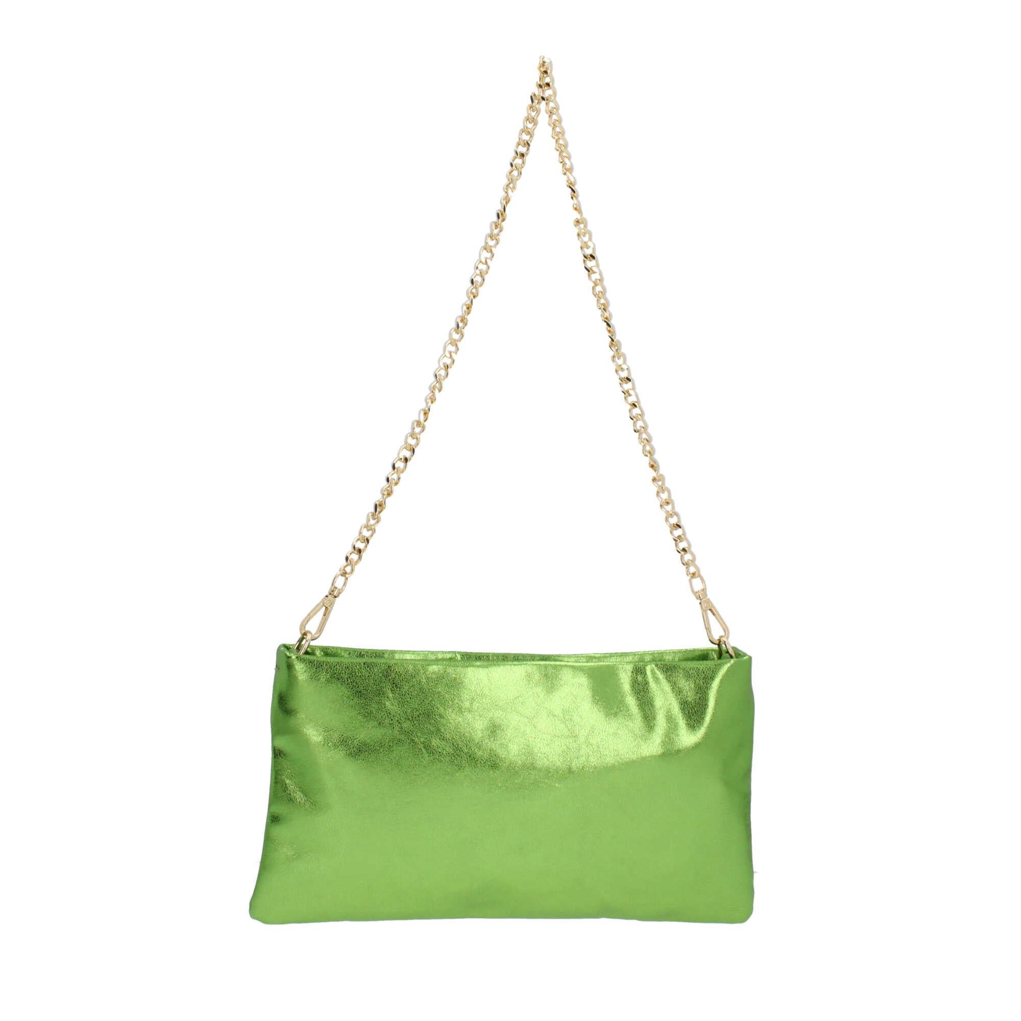 Borsa a tracolla effetto laminato Mimi-Mua