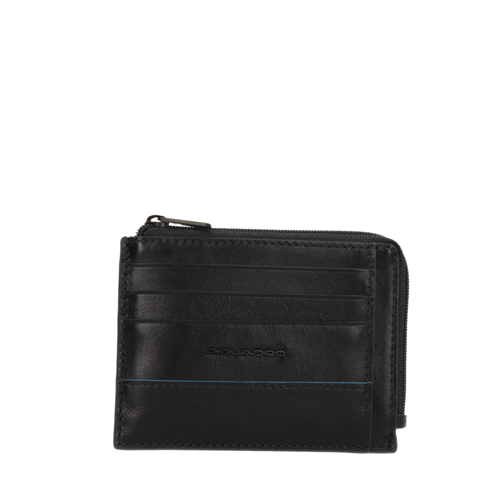 Portamonete in Pelle "Blue Square Piquadro