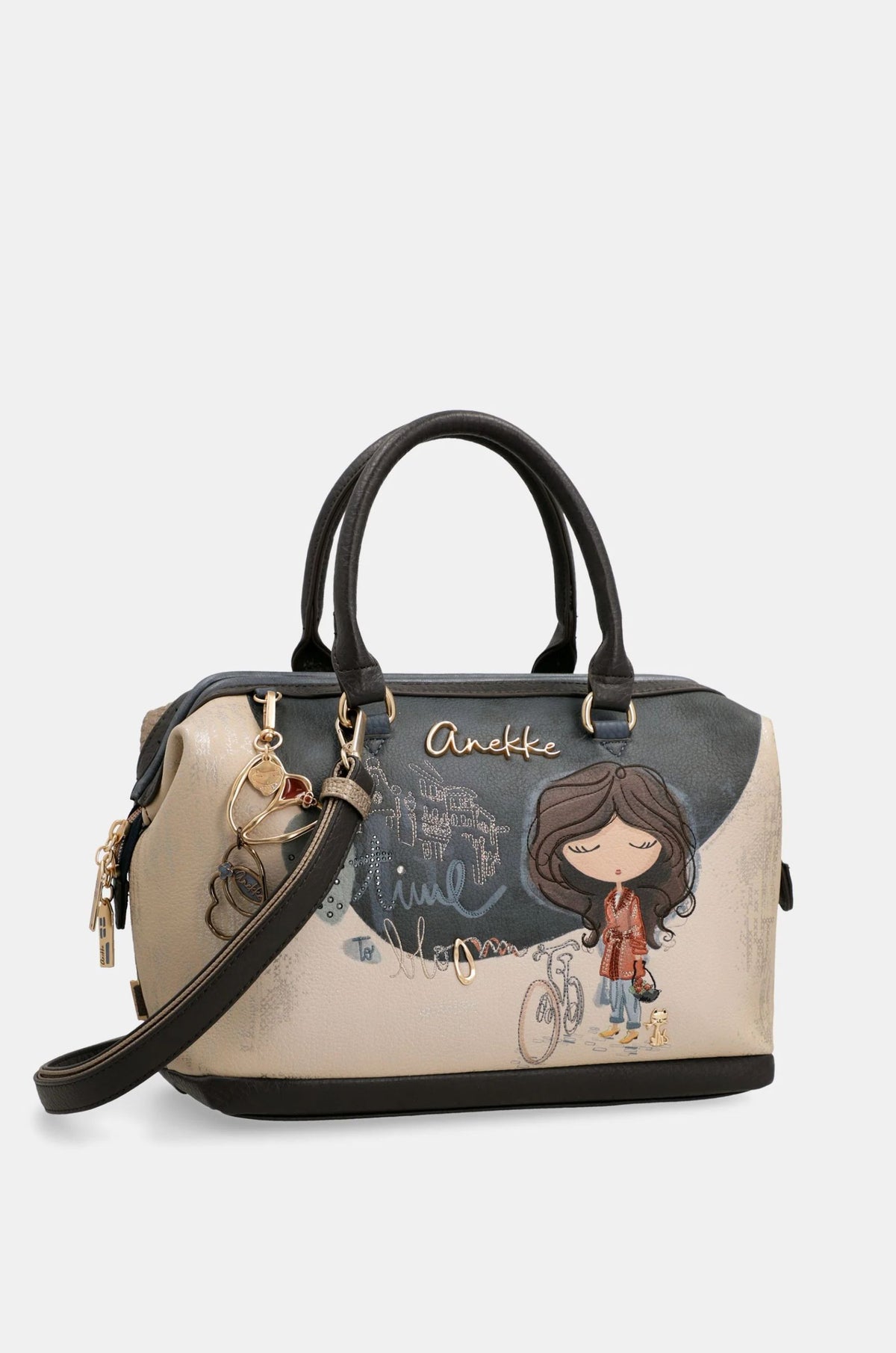 Borsa Bowling Donna Anekke con Manici e Tracolla