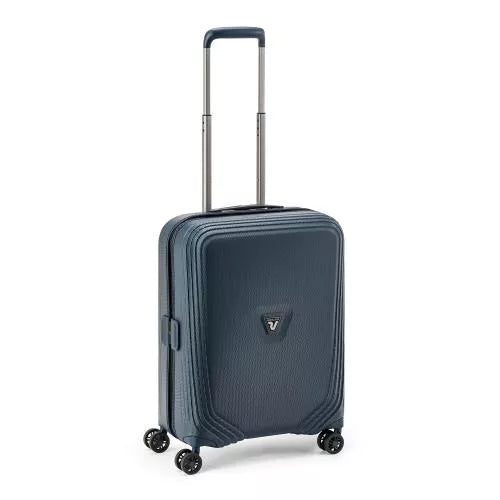 Trolley Cabina Mario Valentino Rigido 55x40x20 4 Ruote TSA BLU TU | Giò Fashion