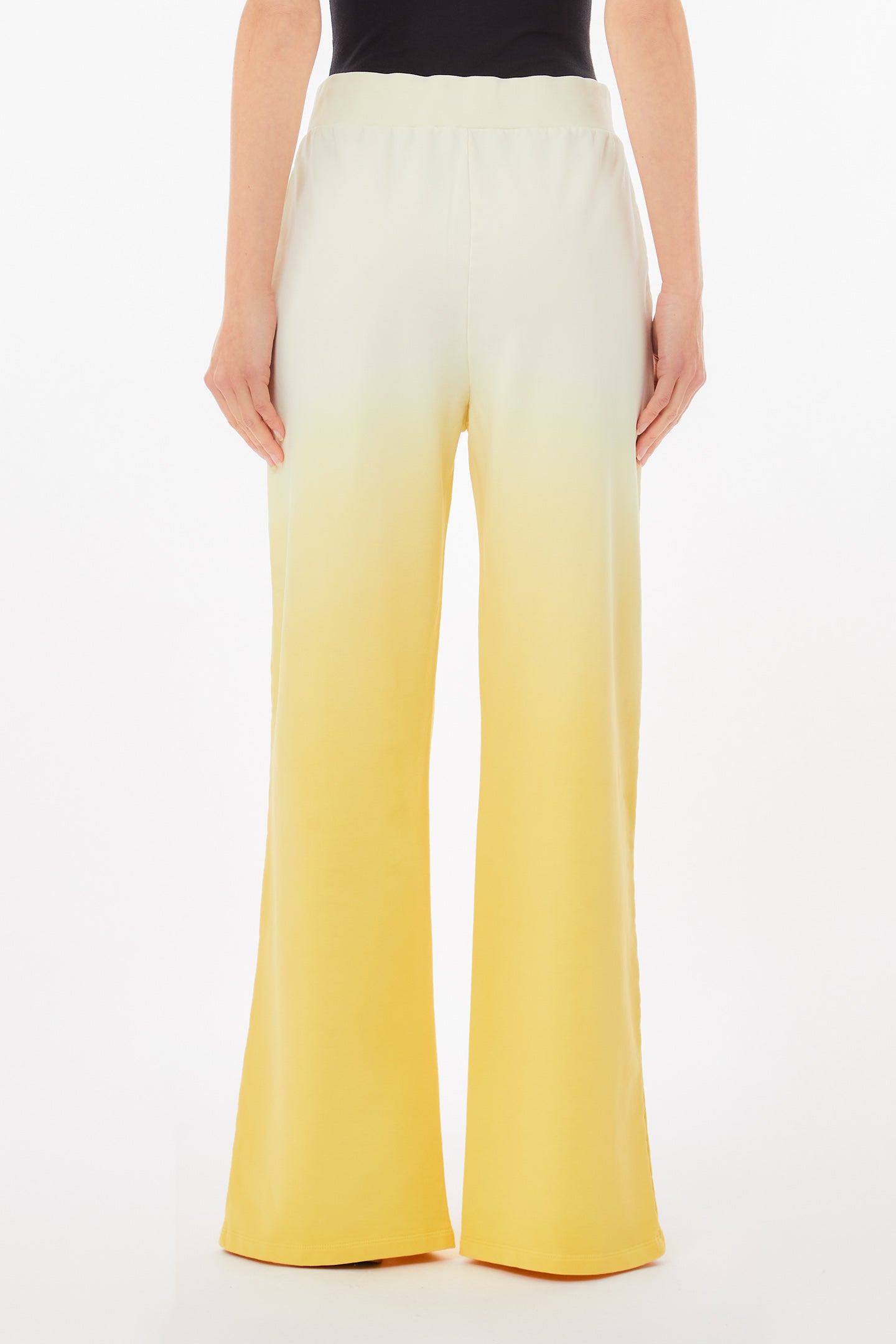 Pantaloni Liu Jo in tessuto fluido con logo applicato