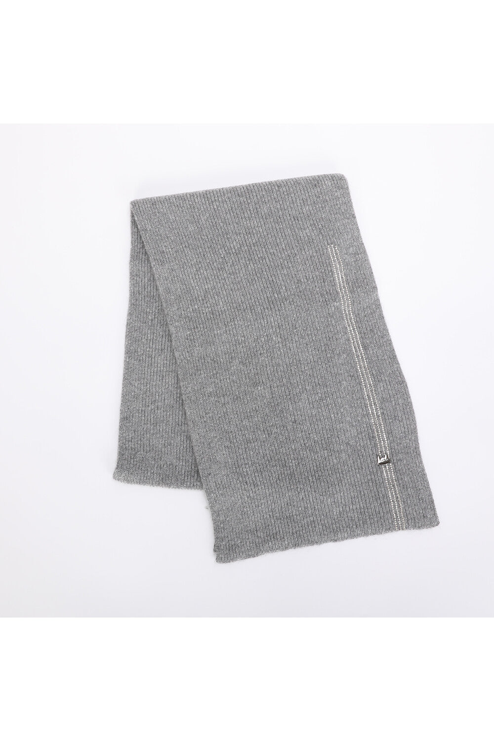 Sciarpa donna Mimi Mua in maglia con dettaglio elegante Grigio TU | Giò Fashion