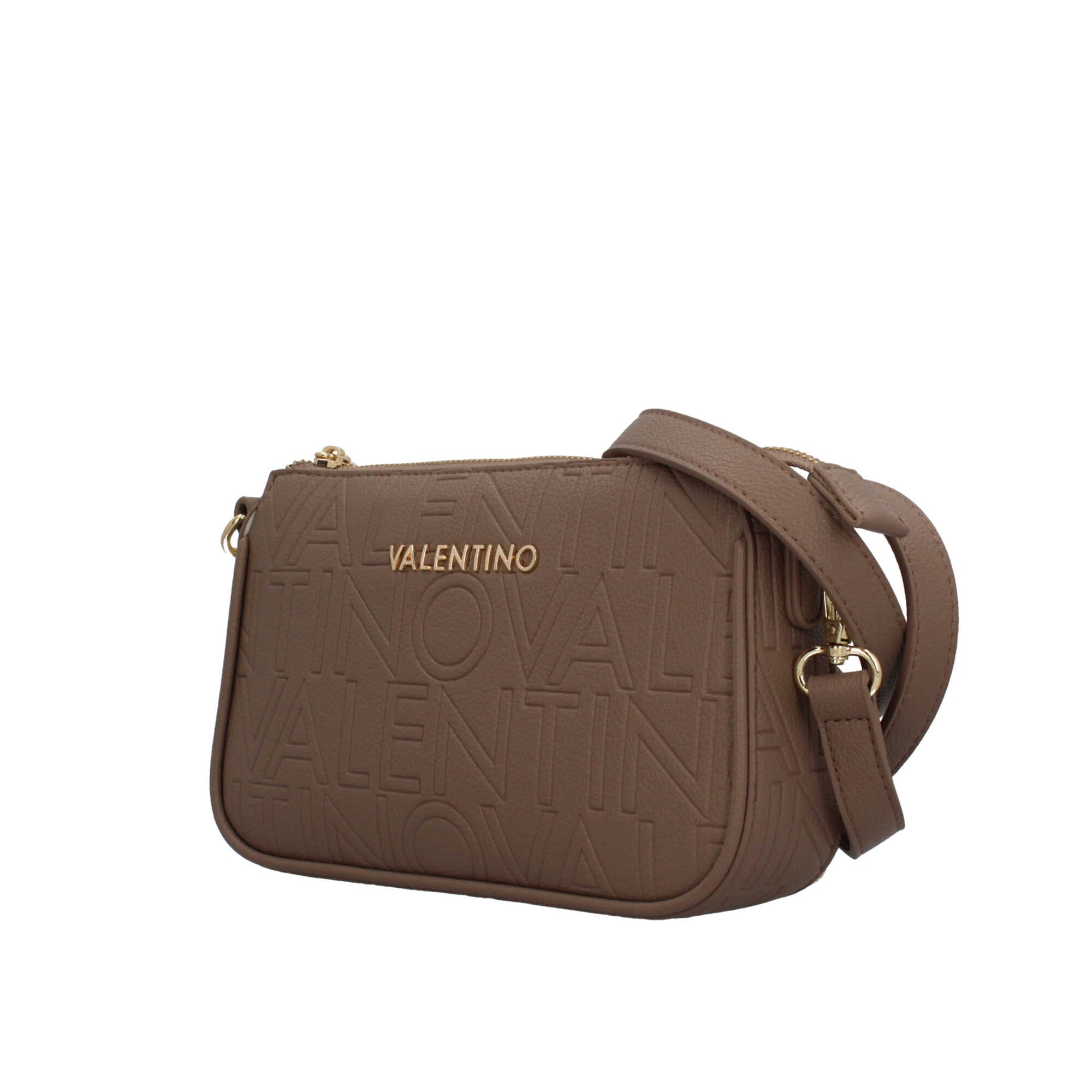 Zaino Valentino minimal con tasca frontale e logo in metallo