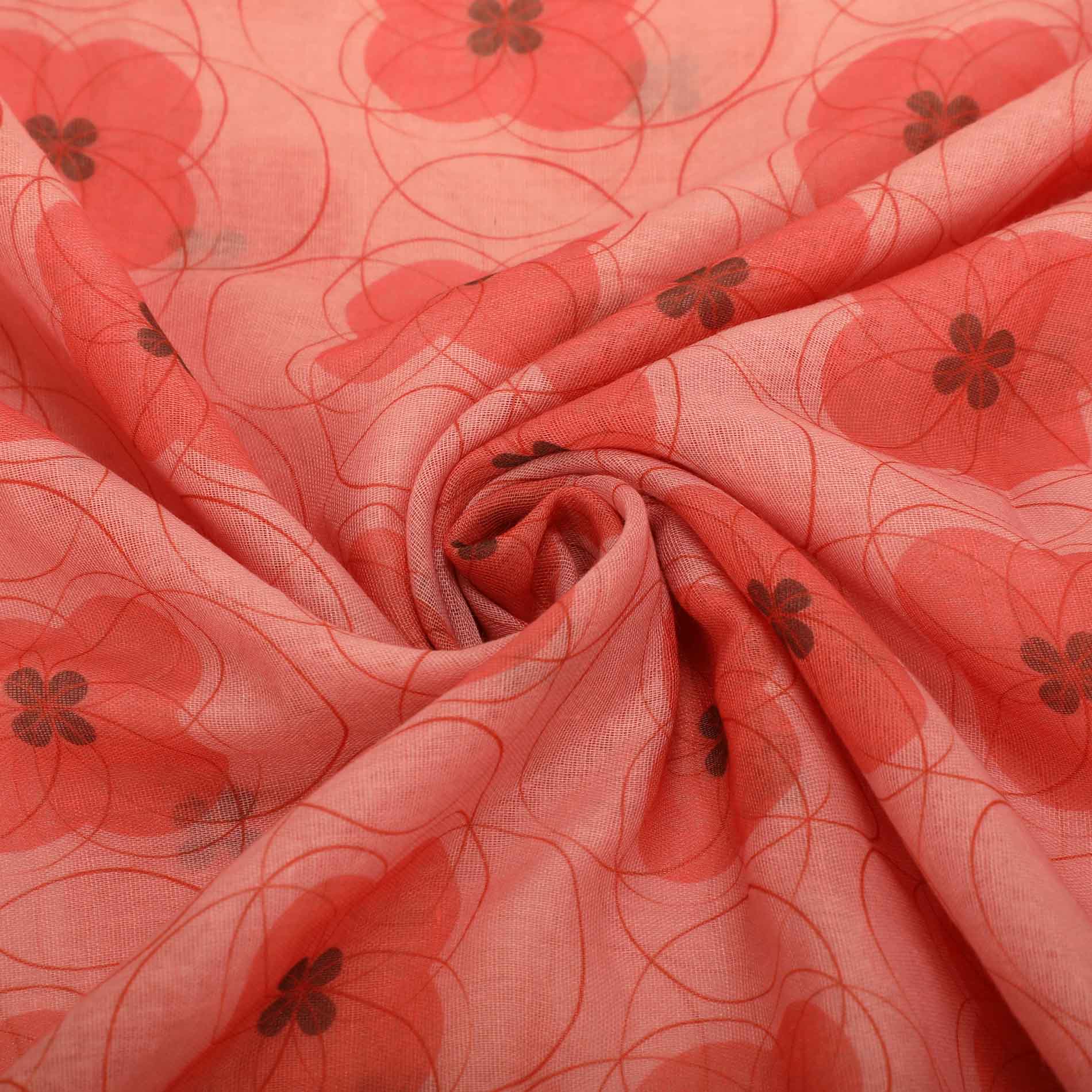 Foulard Mimi Mua con fiori geometrici
