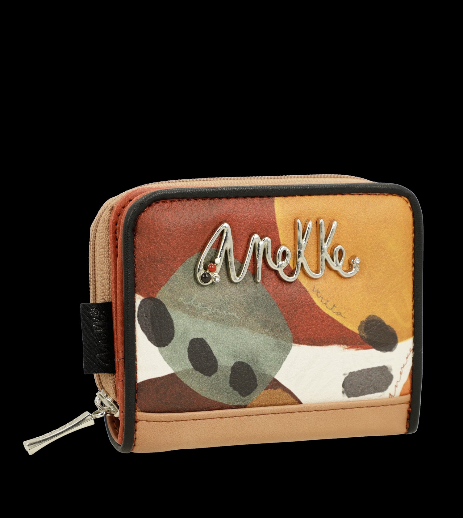 Portafoglio Anekke piccolo con zip e design moderno