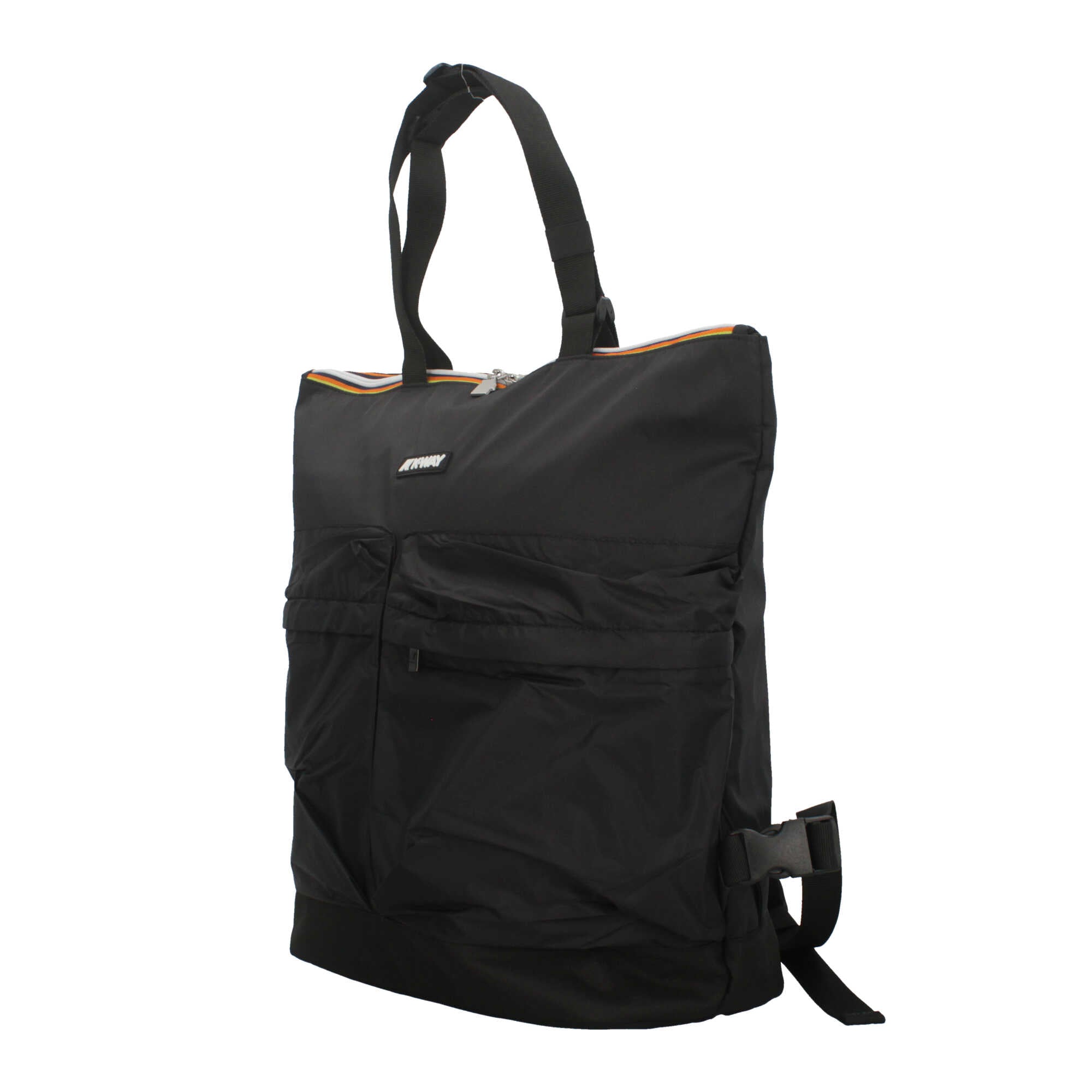Zaino shopper K-Way versatile e impermeabile con tasche multiple