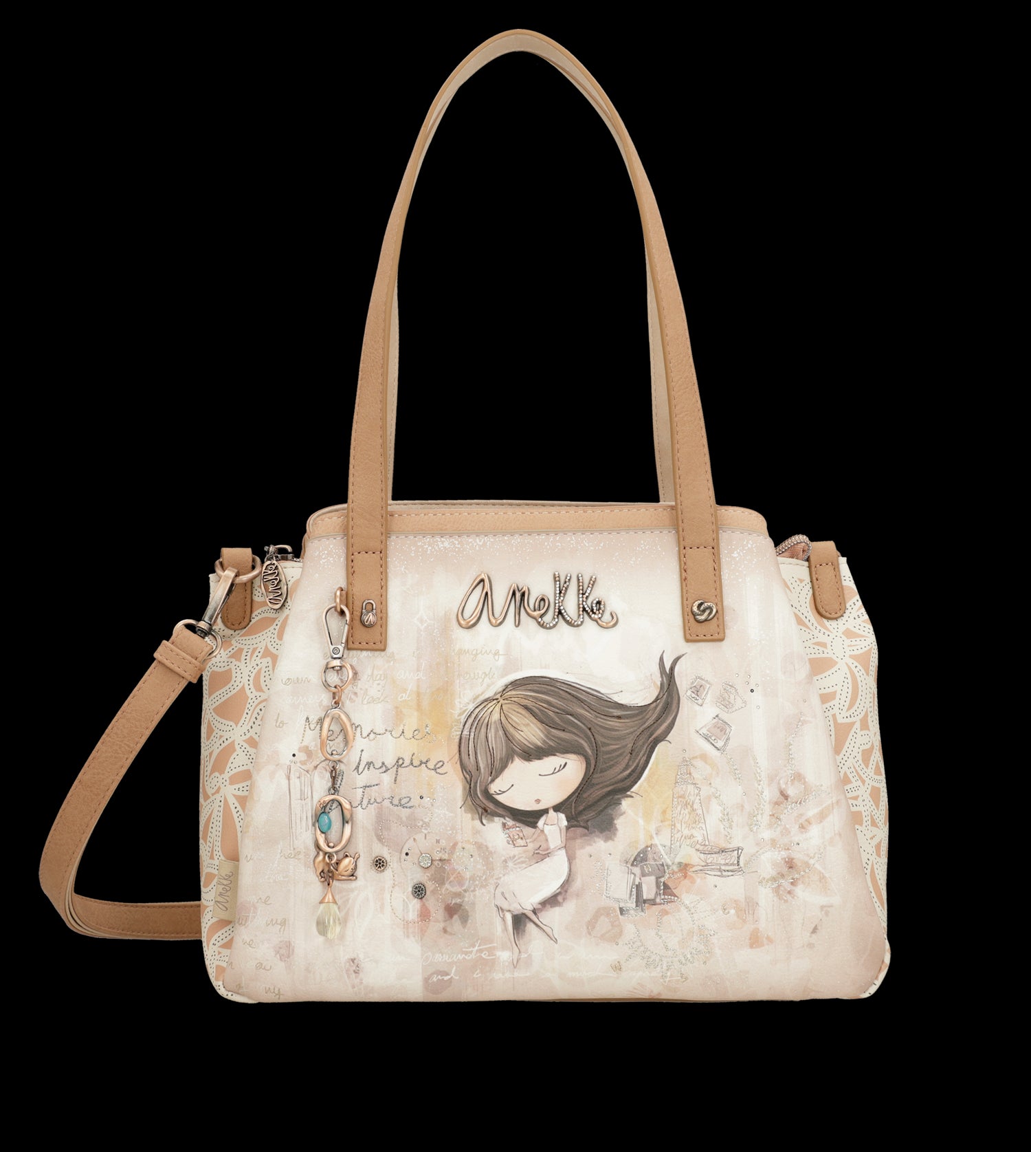 Borsa Anekke elegante e versatile con doppio manico e tracolla