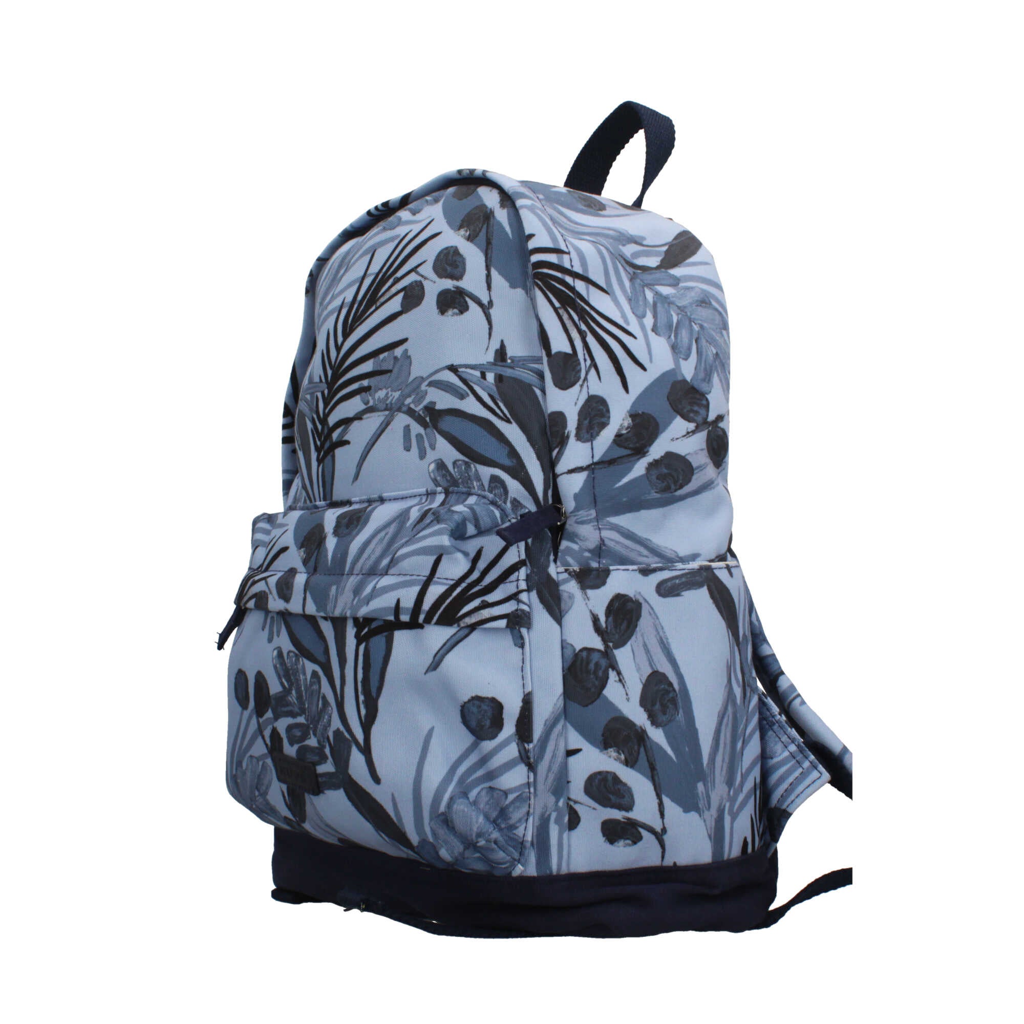 Zaino Kuve con stampa tropicale e fondo rinforzato