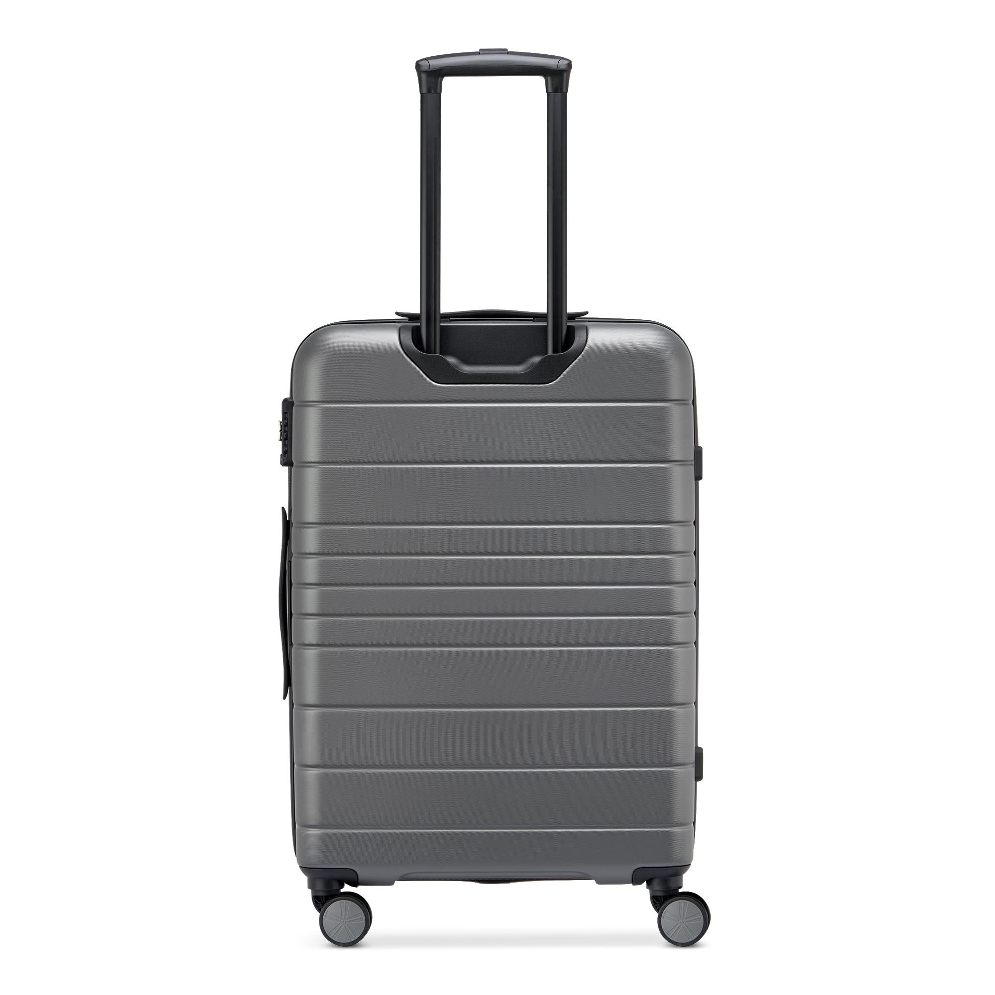 Trolley rigido medio V-Project con grafica supereroe e quattro ruote multidirezionali